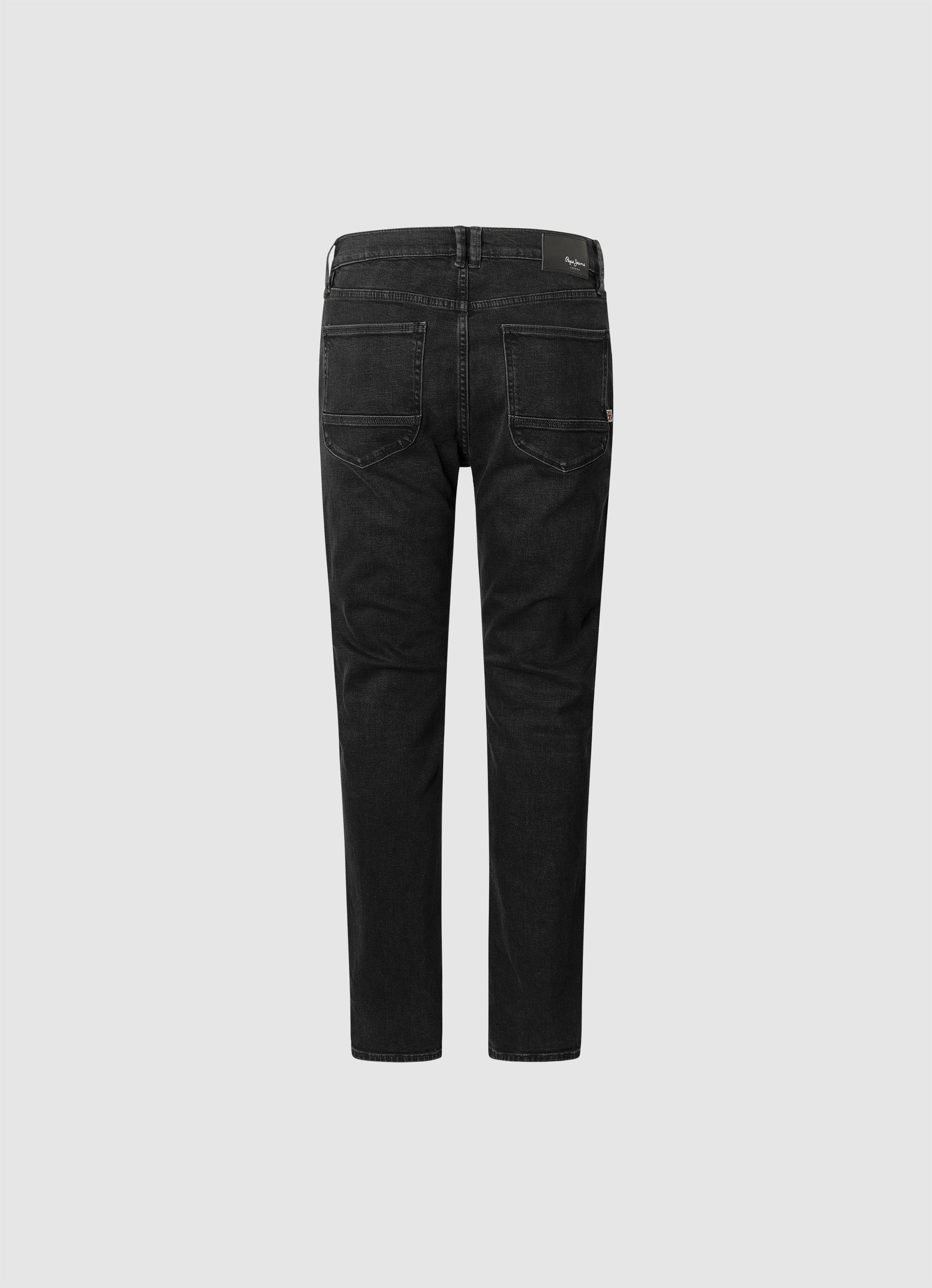 Pepe Jeans Slim-fit-Jeans »SLIM JEANS HATCH FS WASHED BLK«, im 5-Pocket-Stil