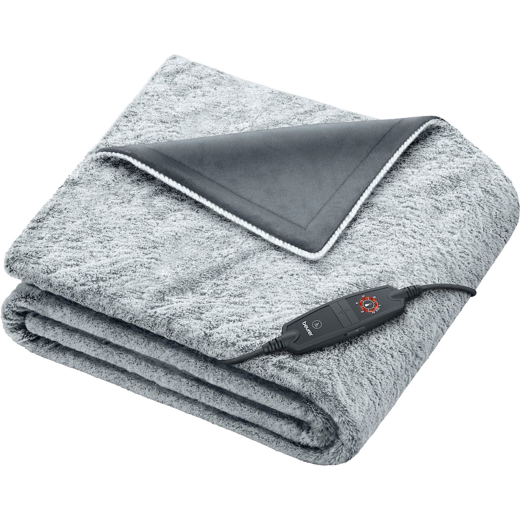 BEURER Heizdecke »HD 75 Nordic Grey Green Planet«