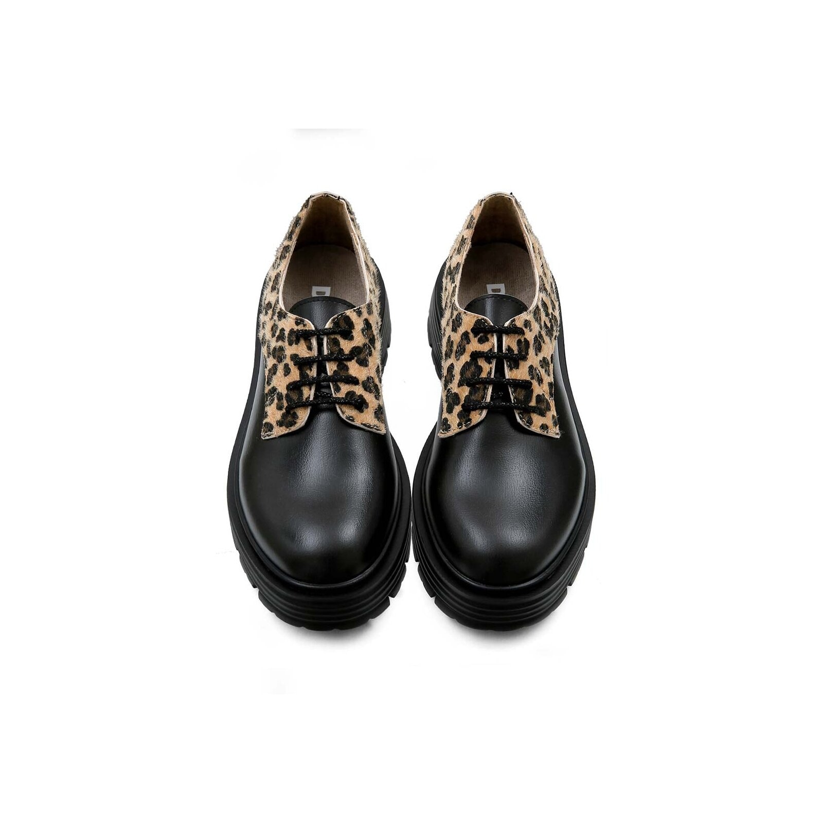 DOGO Ballerina »Brooklyn Black-Leo Damen Halbschuhe«, Handgefertigt