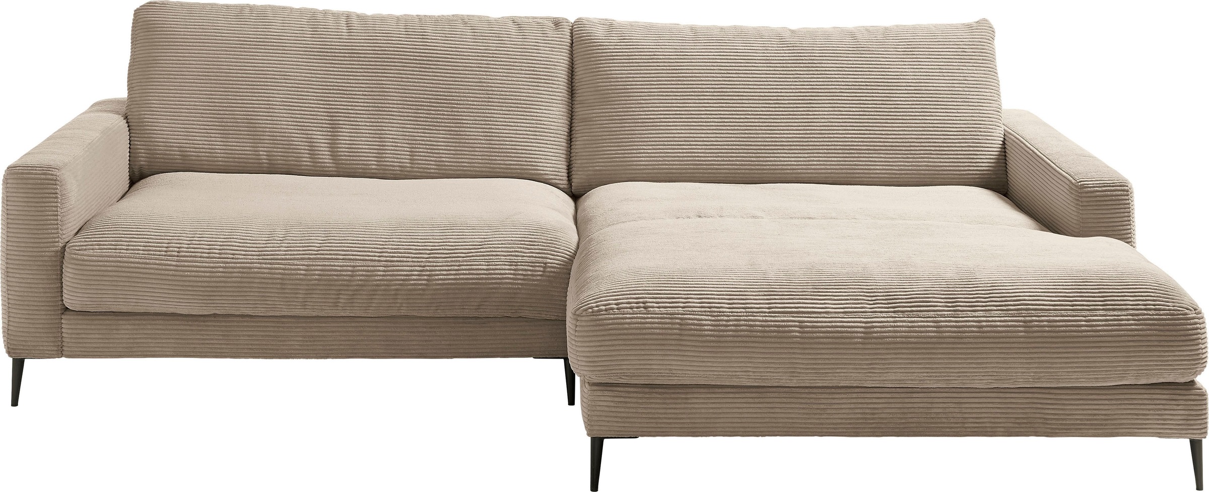 Home affaire Ecksofa "Downtown, B/T/H: 272/190/84 cm L-Form" weicher Sitzko günstig online kaufen