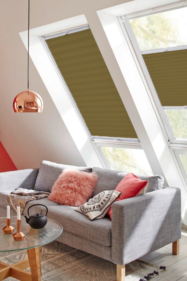 sunlines Dachfensterplissee »StartUp Style Crush«, Lichtschutz, verspannt,  mit Führungsschienen bestellen | BAUR