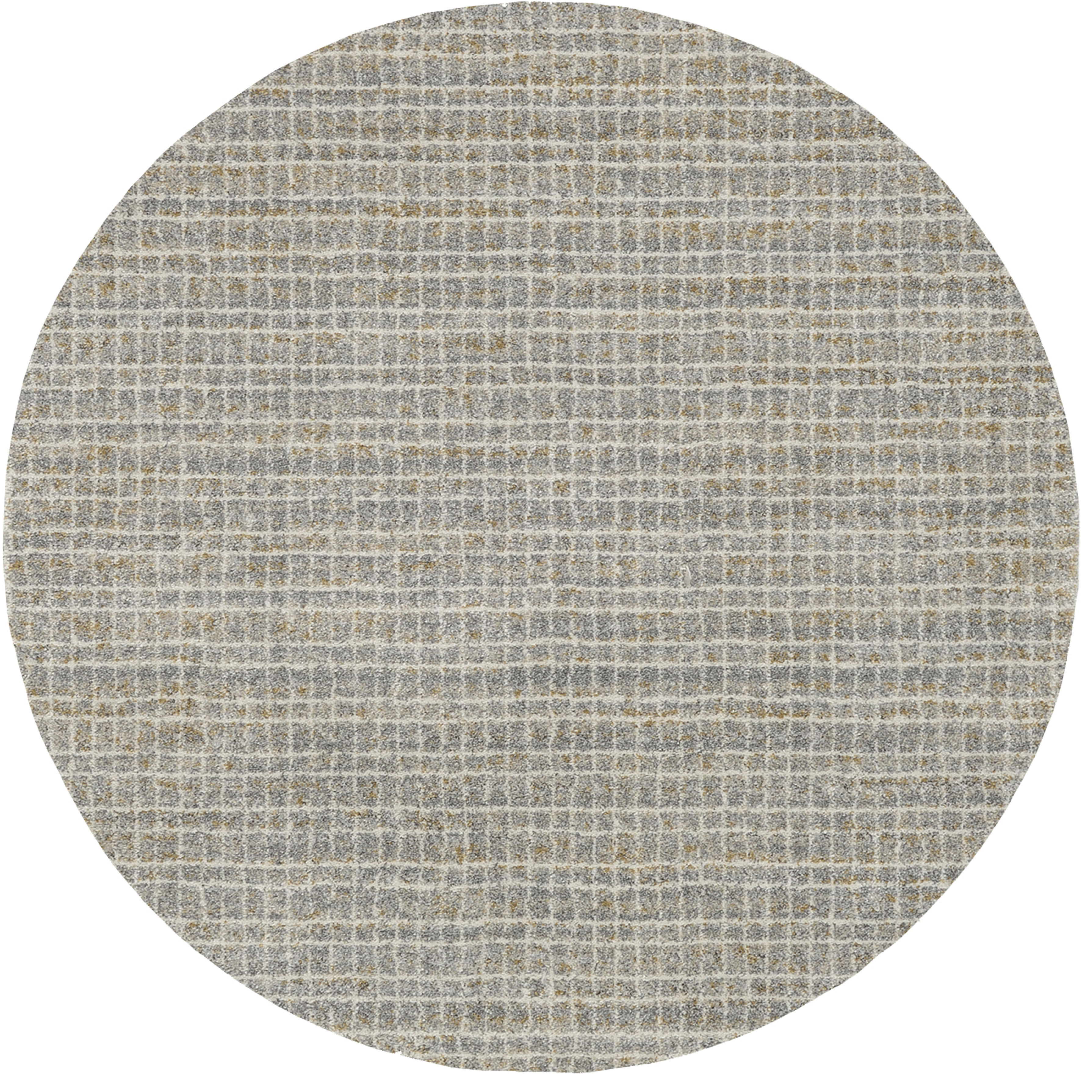 OCI DIE TEPPICHMARKE Teppich "NEW VILLA GEO, auch als Läufer und in Rund" rund 20 mm Höhe fein kariertes Design, Wohnzimmer