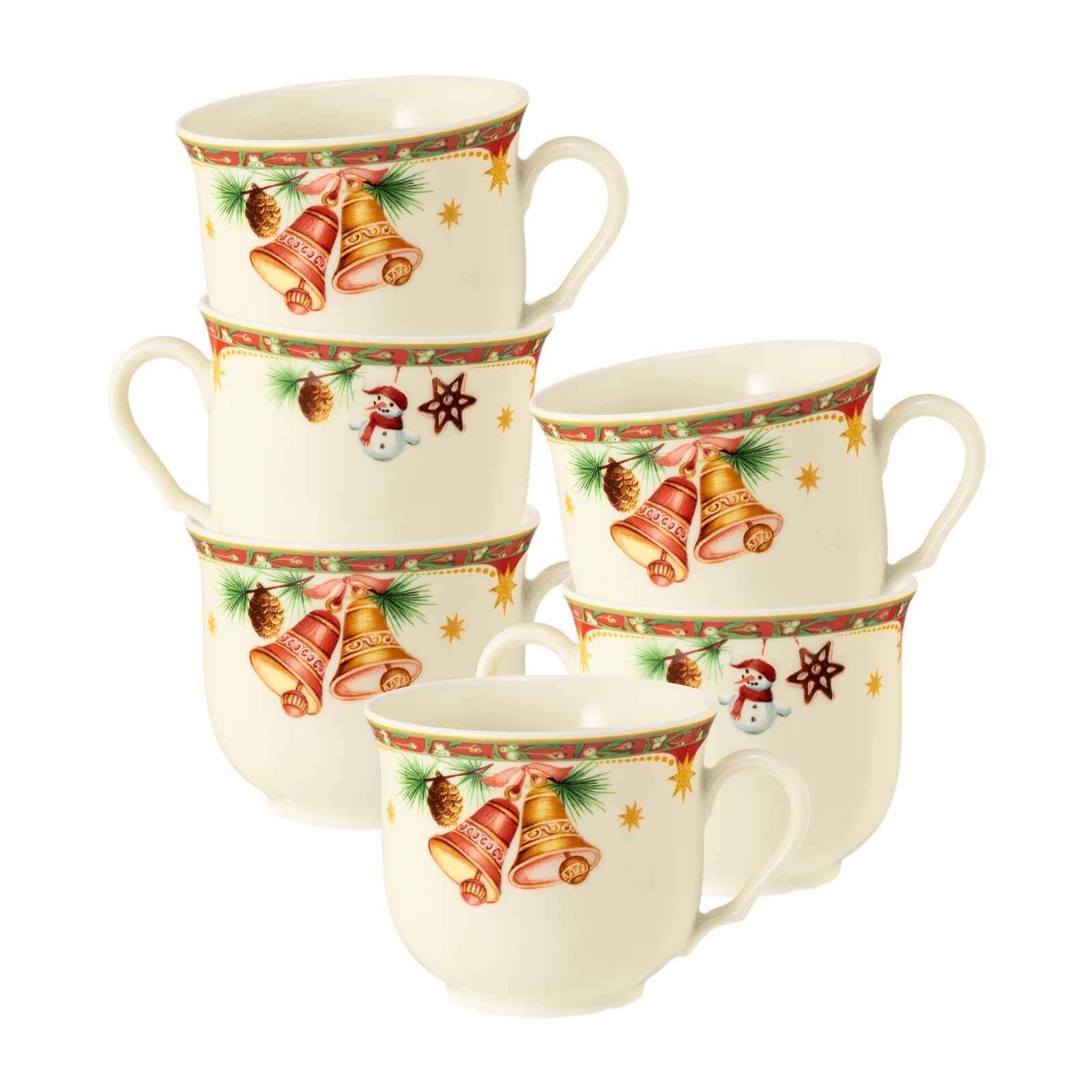 Seltmann Weiden Tasse "Kaffeetassen Marieluise Weihnachtsnostalgie 230 ml 6 günstig online kaufen