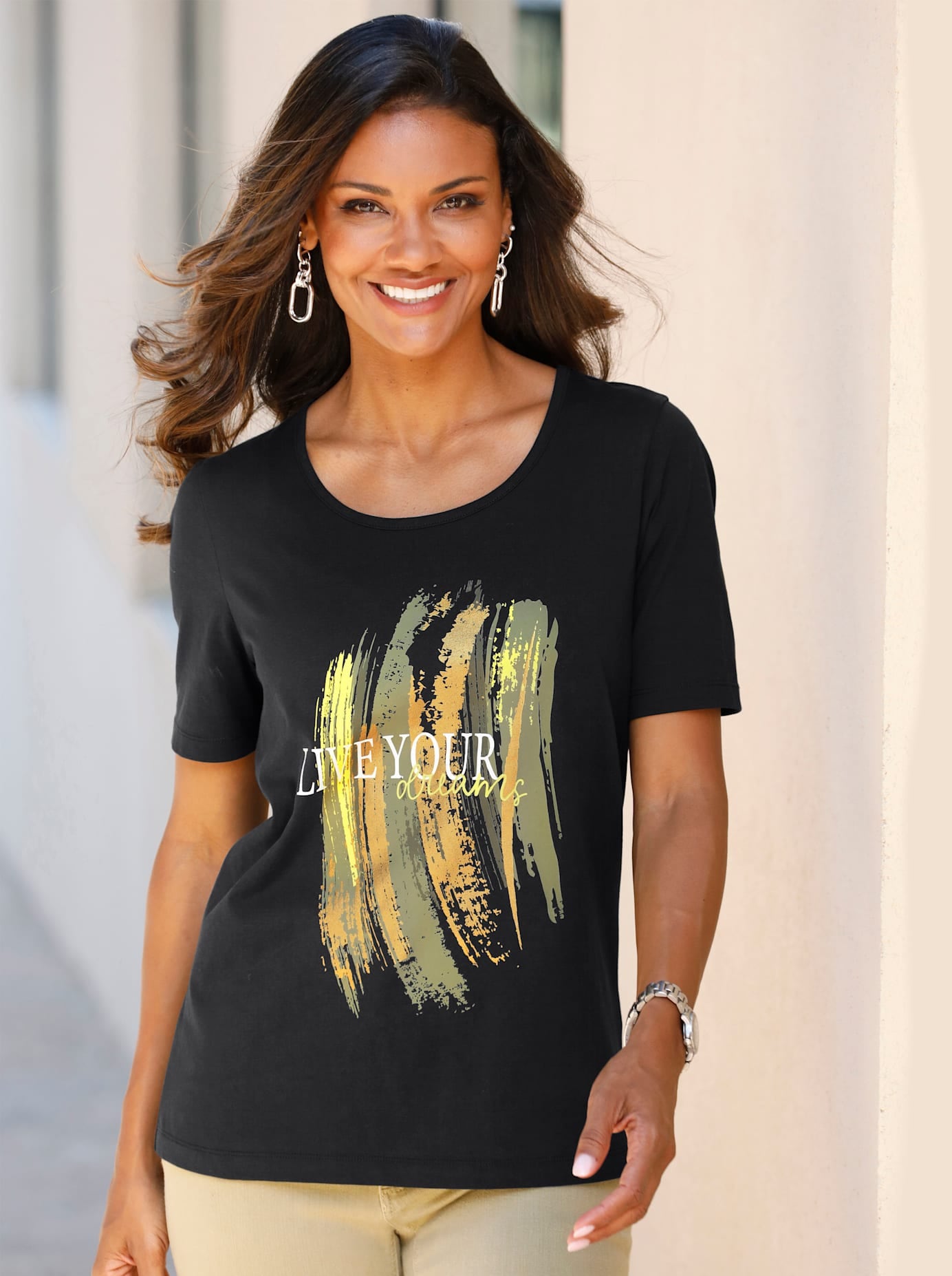 Classic Basics Kurzarmshirt "Rundhals-Shirt", 1 Stk. günstig online kaufen