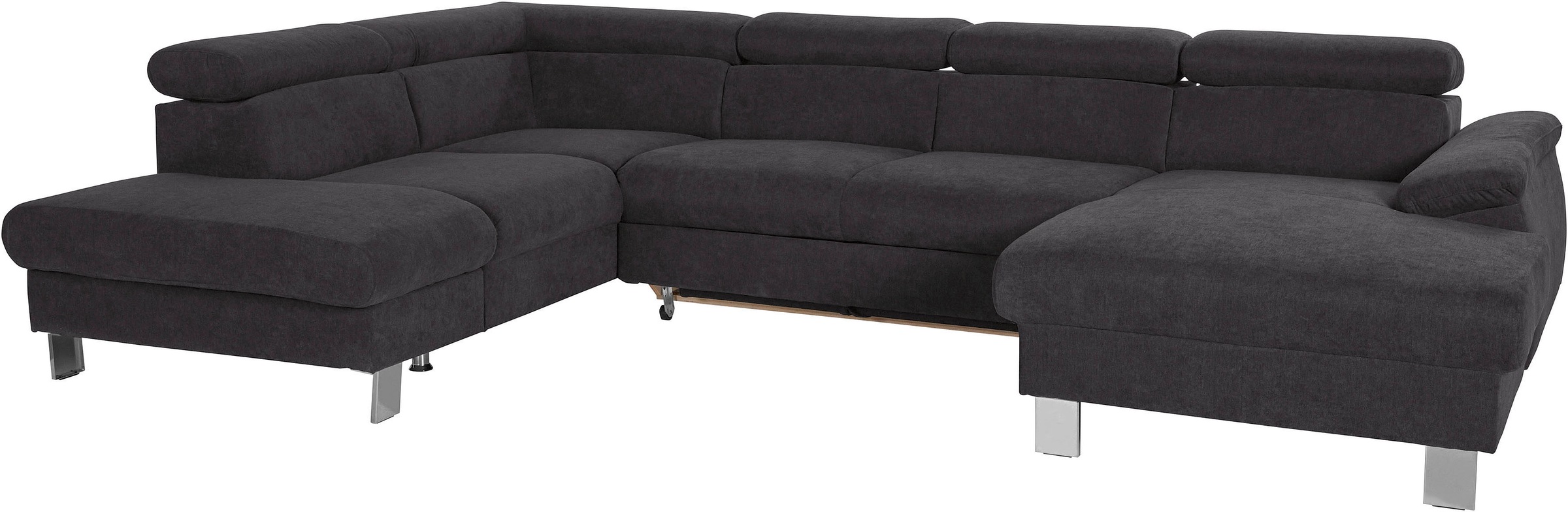 COTTA Wohnlandschaft "Komaris U-Form, B: 320 cm", mit Kopfteilverstellung, günstig online kaufen
