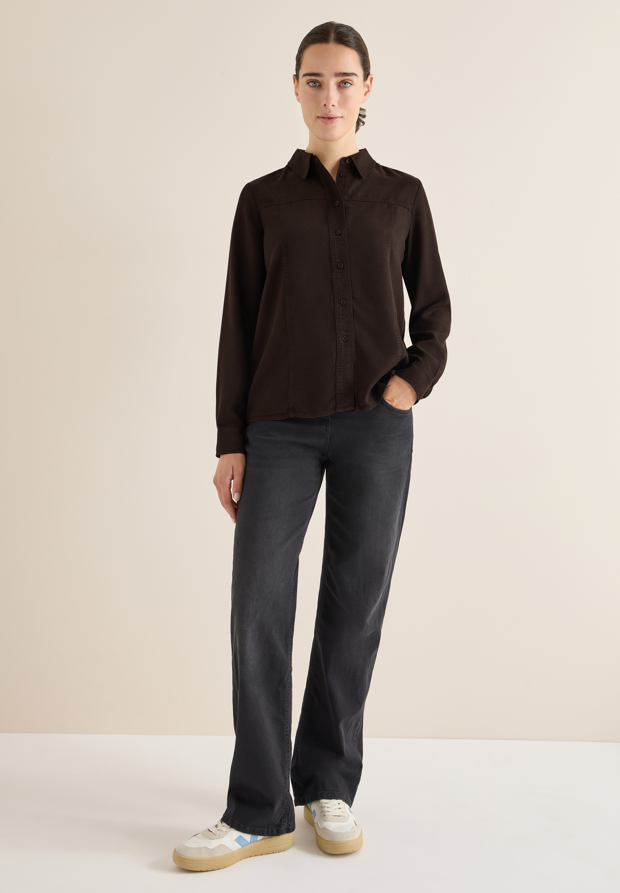 Thumbnail - Cecil Langarmbluse in Blusen-Optik