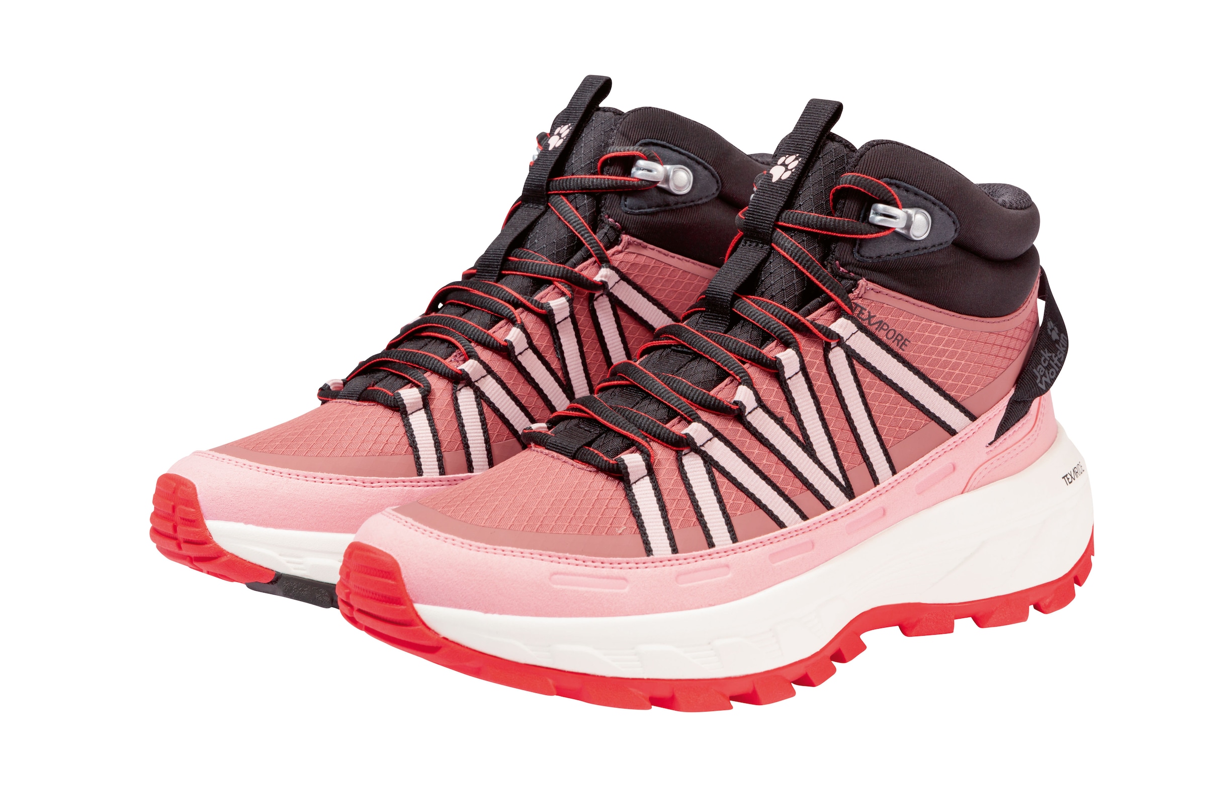 Jack Wolfskin Wanderschuh "WILD HIKE TEXAPORE MID W" Outdoorschuh, Trekkingschuh, wasserdicht