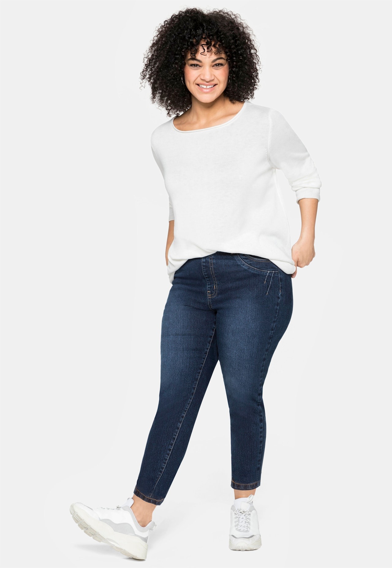 Sheego Stretch-Jeans 1 Stk. tlg. günstig online kaufen