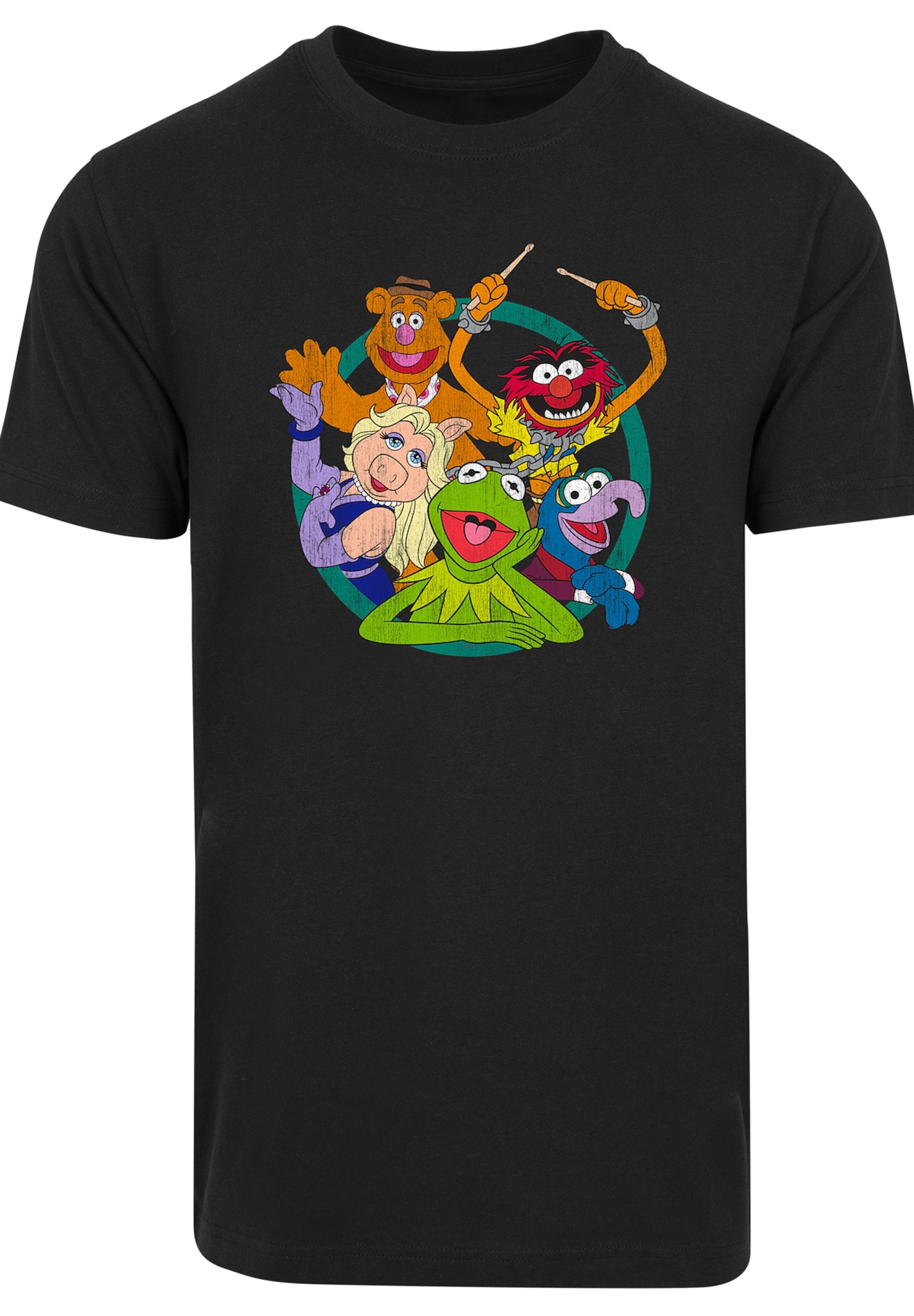 F4NT4STIC T-Shirt »Disney Muppets Group Circle«, Herren,Premium Merch,Regular-Fit,Basic,Bedruckt