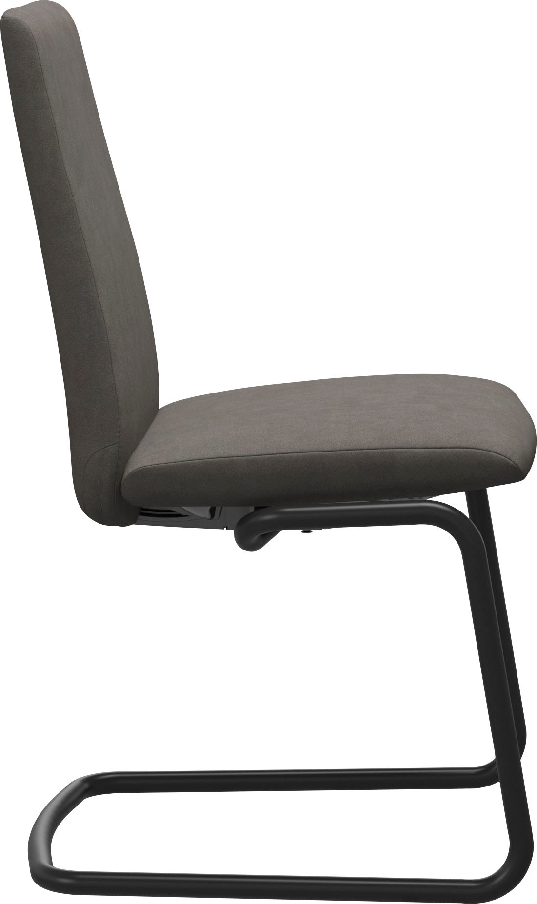 Stressless® Polsterstuhl »Laurel«, Microfaser DINAMICA, Low Back, Größe M, mit Beinen aus Stahl in Schwarz matt