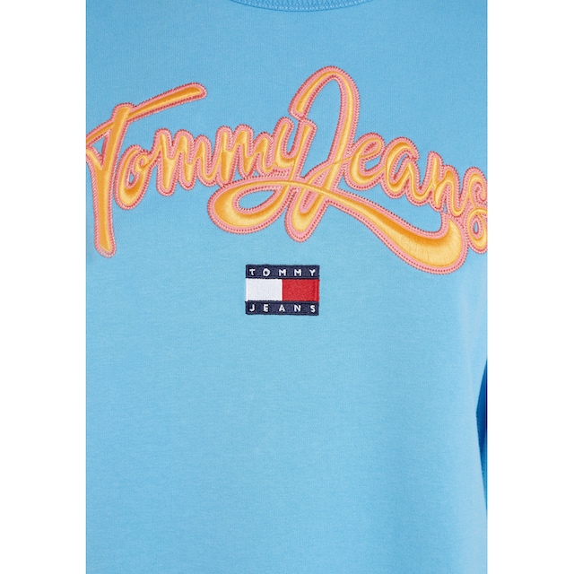Tommy Jeans Sweatshirt »TJW RLX POP TJ CREW«, mit großer Logostickerei  kaufen | BAUR