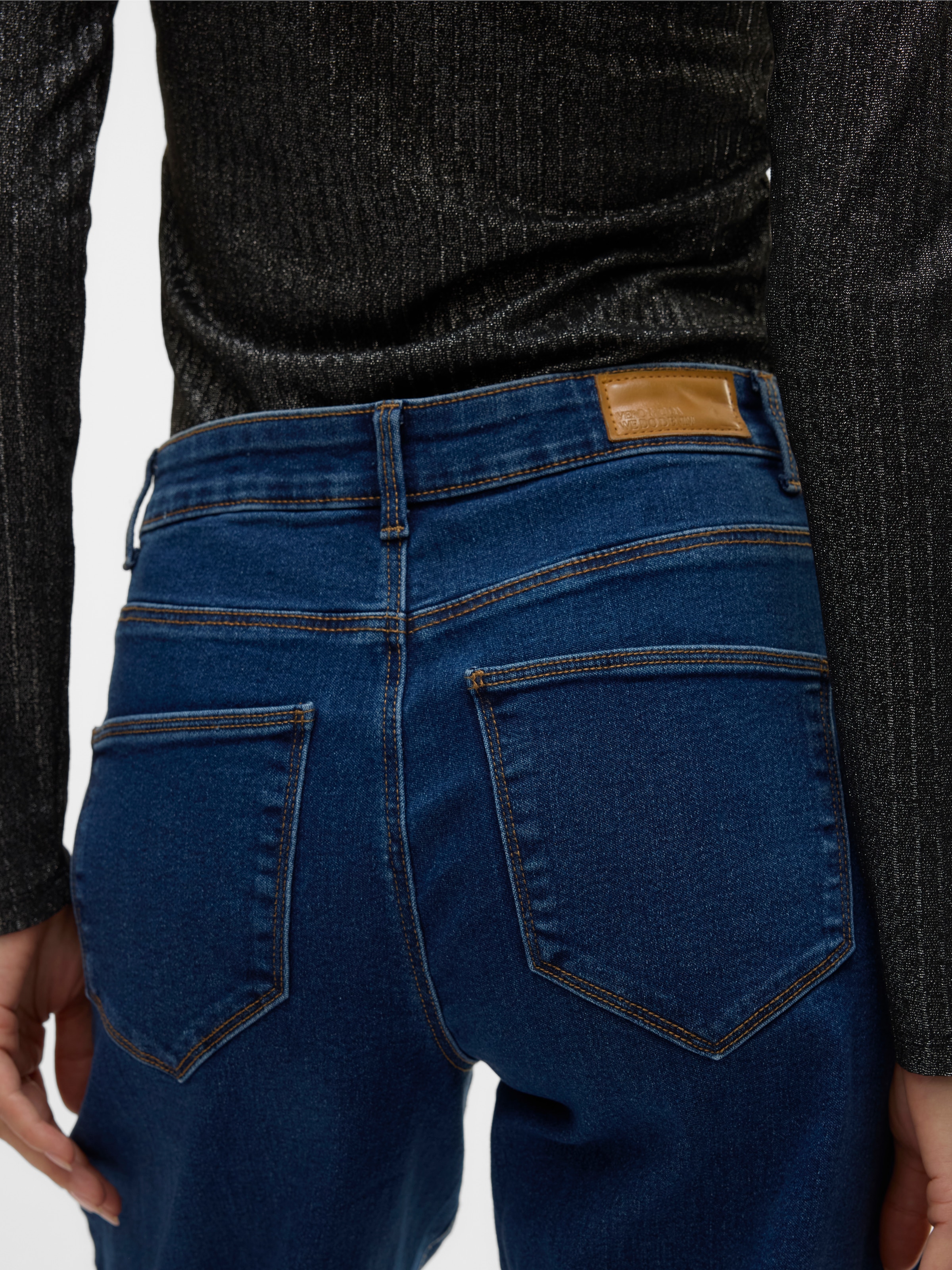 Vero Moda Weite Jeans »VMELLY MR WIDE JEANS BLUE NOOS«