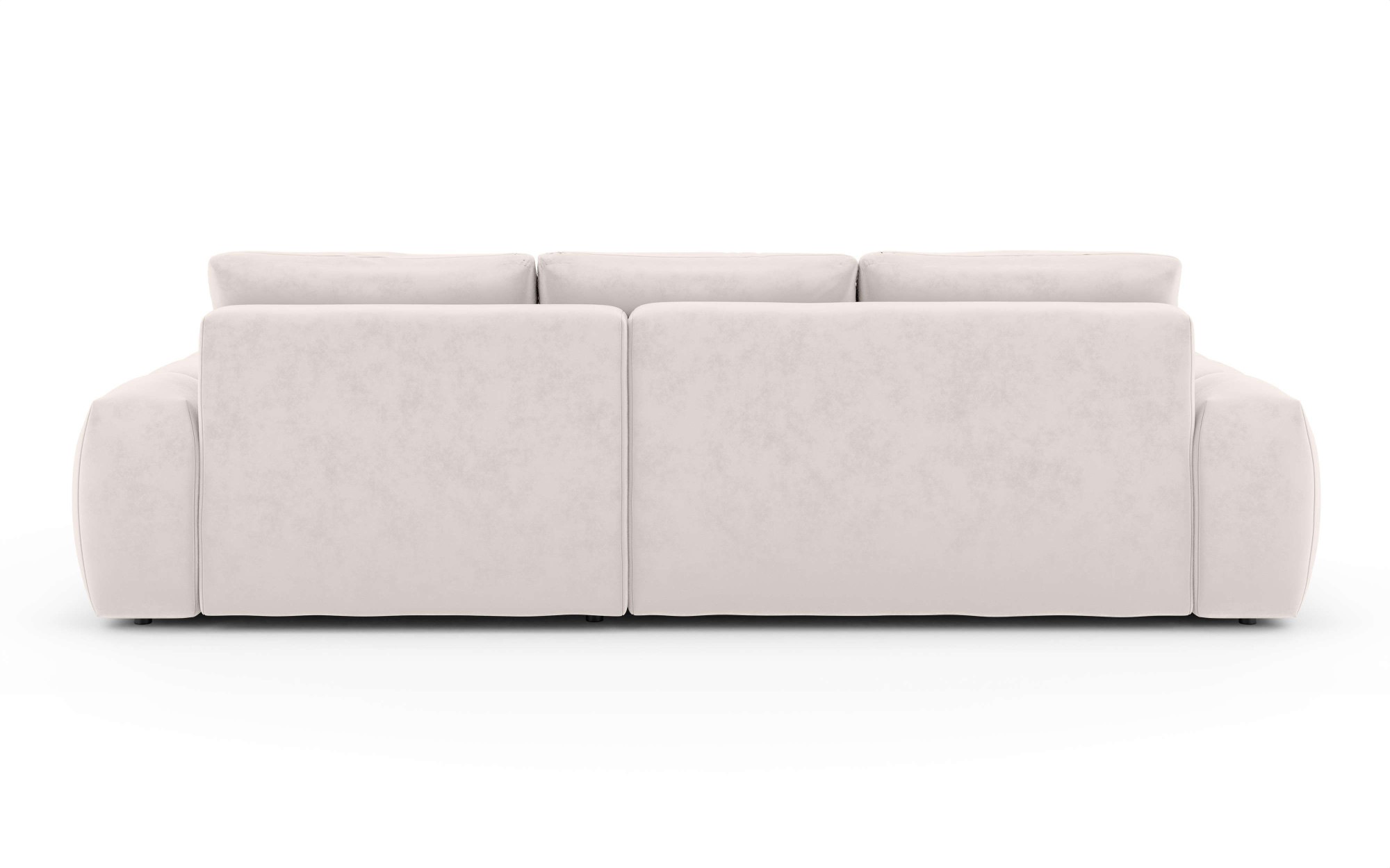 INOSIGN Ecksofa »AZITA klein optionale Schlafsofa mit Bettkasten, B/T/H: 270/166,5/84cm«, L-Form mit Wellenunterfederung, Bubble-Optik