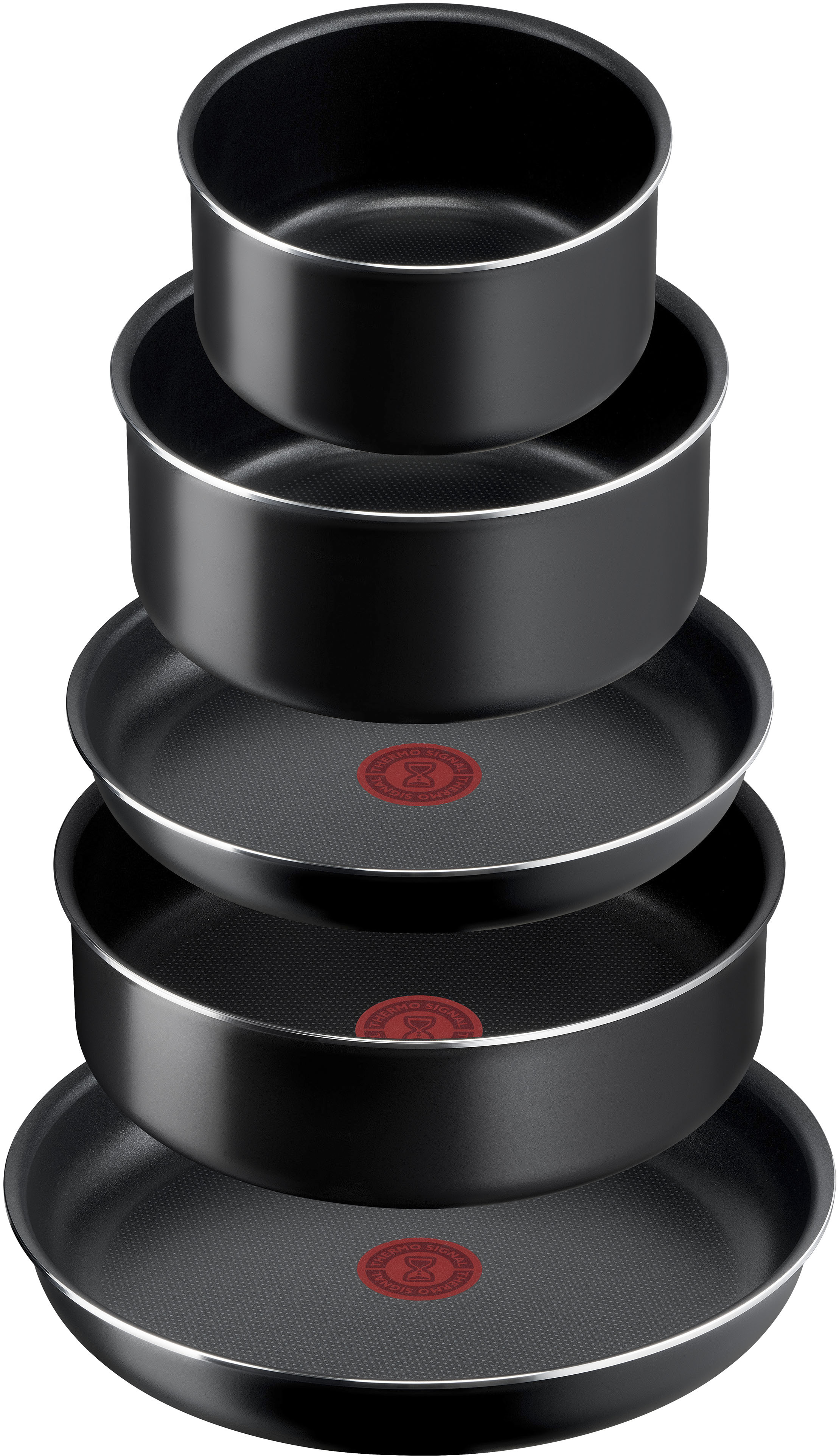 Thumbnail - Tefal Pfannen-Set "Ingenio Easy Cook & Clean On" Aluminium Set, 10 Stk. tlg. abnehmbarer Griff, Antihaftversiegelung, Th...