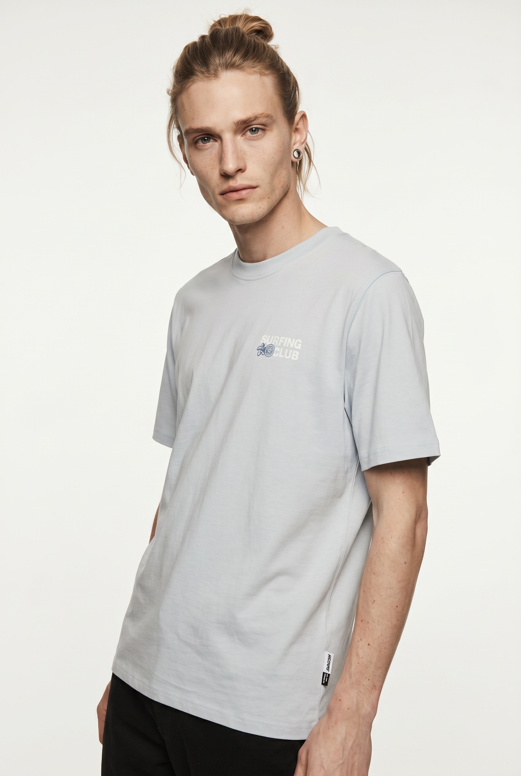Jack & Jones "JCOMARINA BACK PRINT TEE SS CREW NECK" mit Print