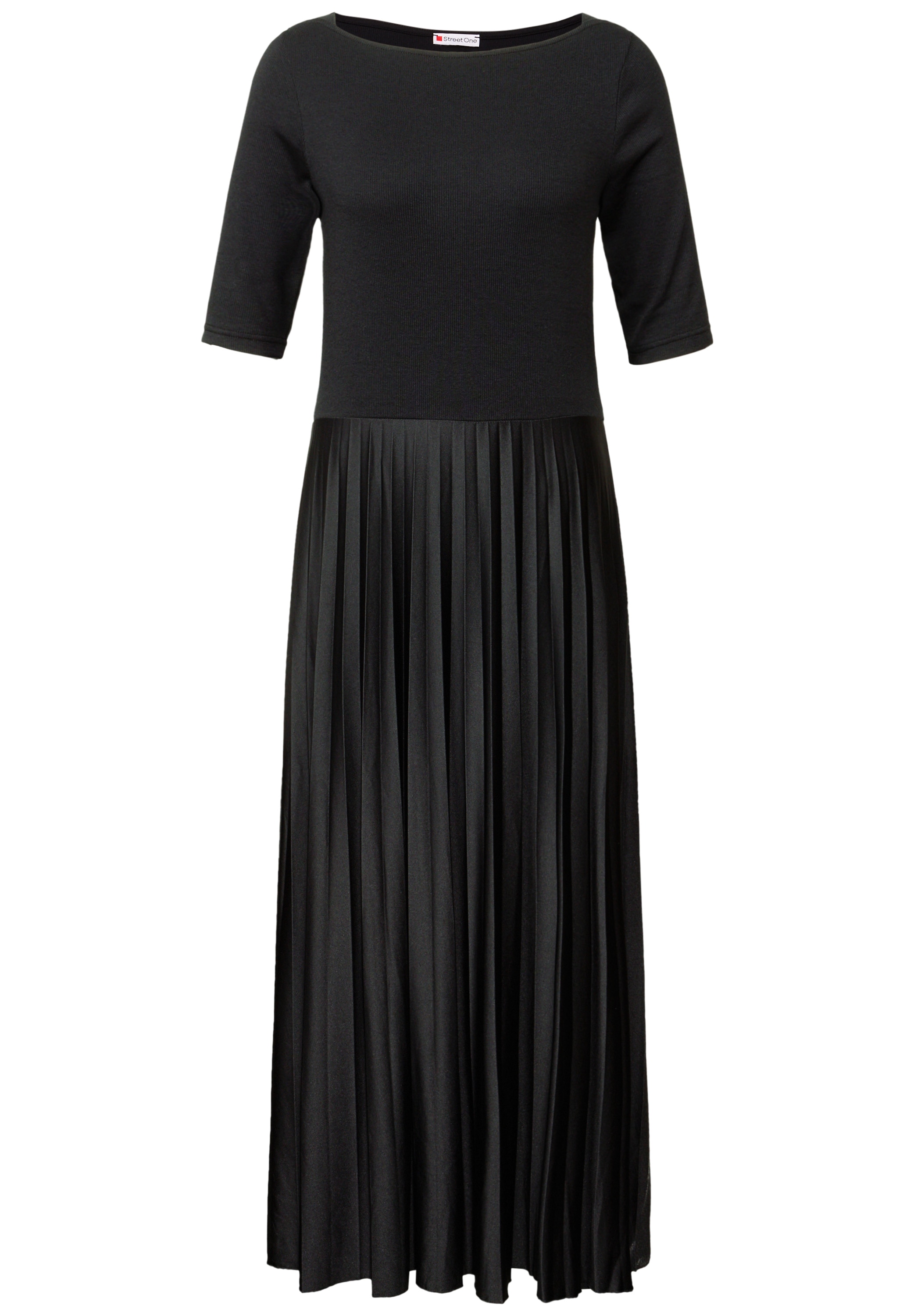 STREET ONE Midikleid, mit plissiertem Rockteil