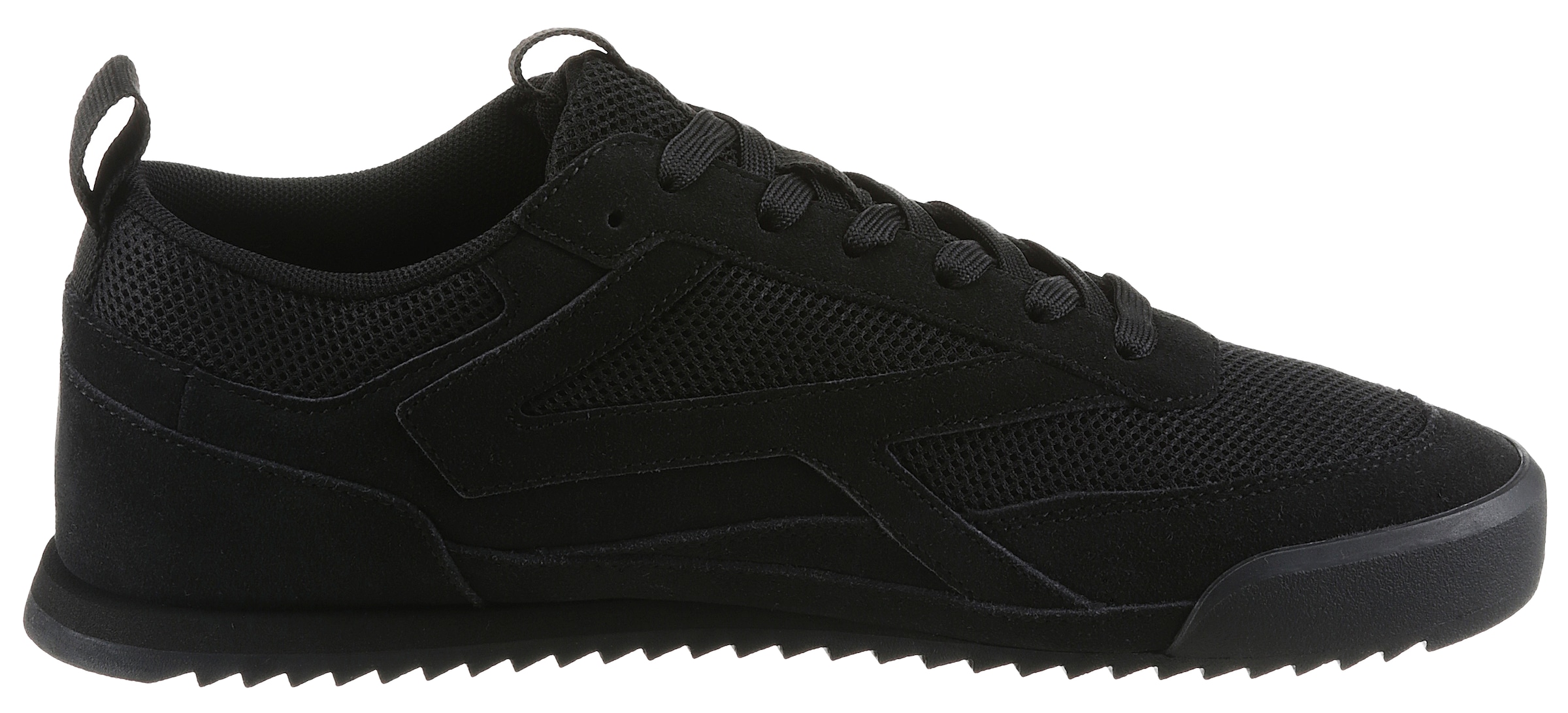 Calvin Klein Sneaker »LOW PRO RUNNER MIX MAT«  Freizeitschuh, Halbschuh, Schnürschuh mit seitlichem Logoschriftzug