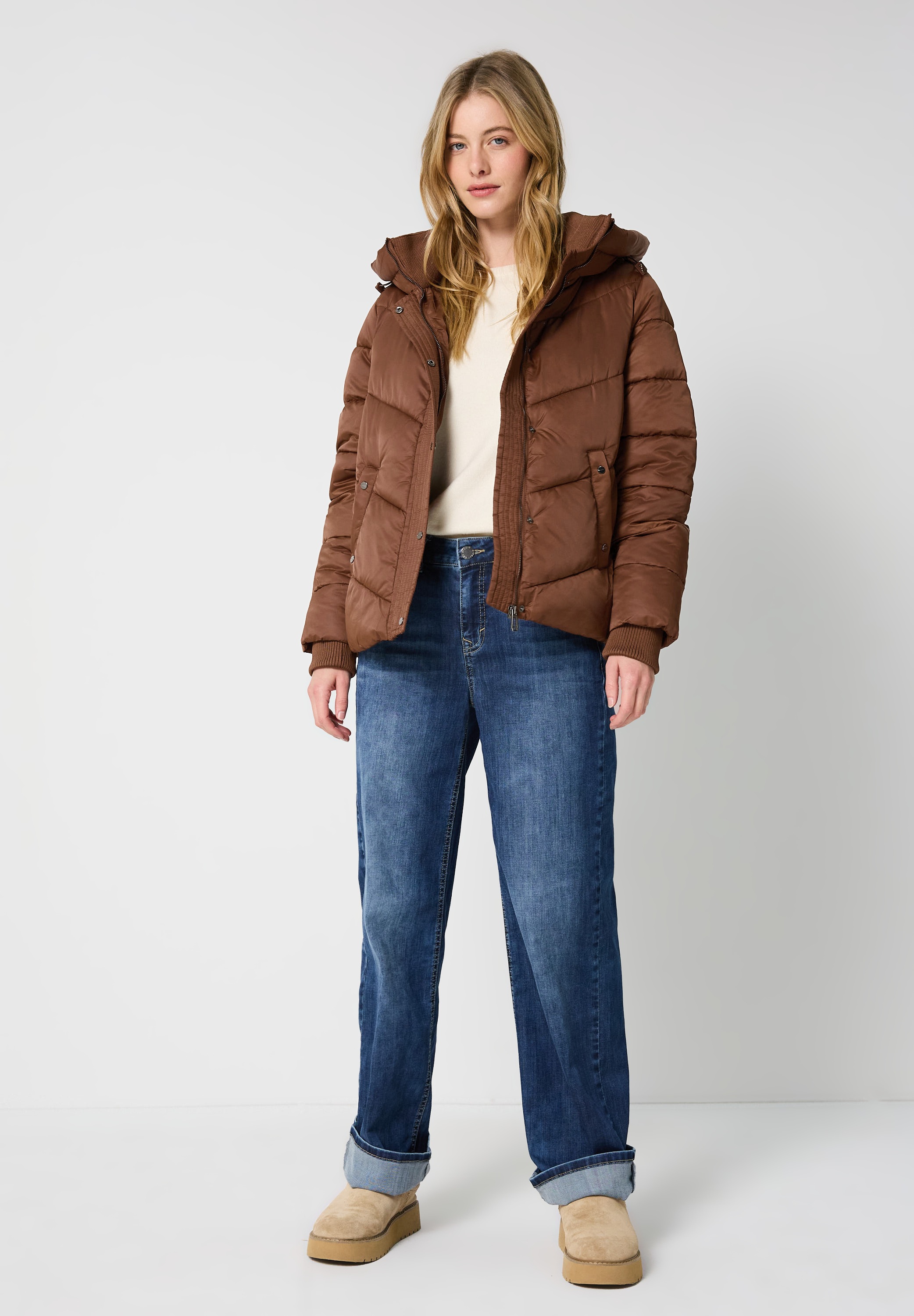 Thumbnail - STREET ONE STUDIO Steppjacke mit Kapuze mit Kapuze