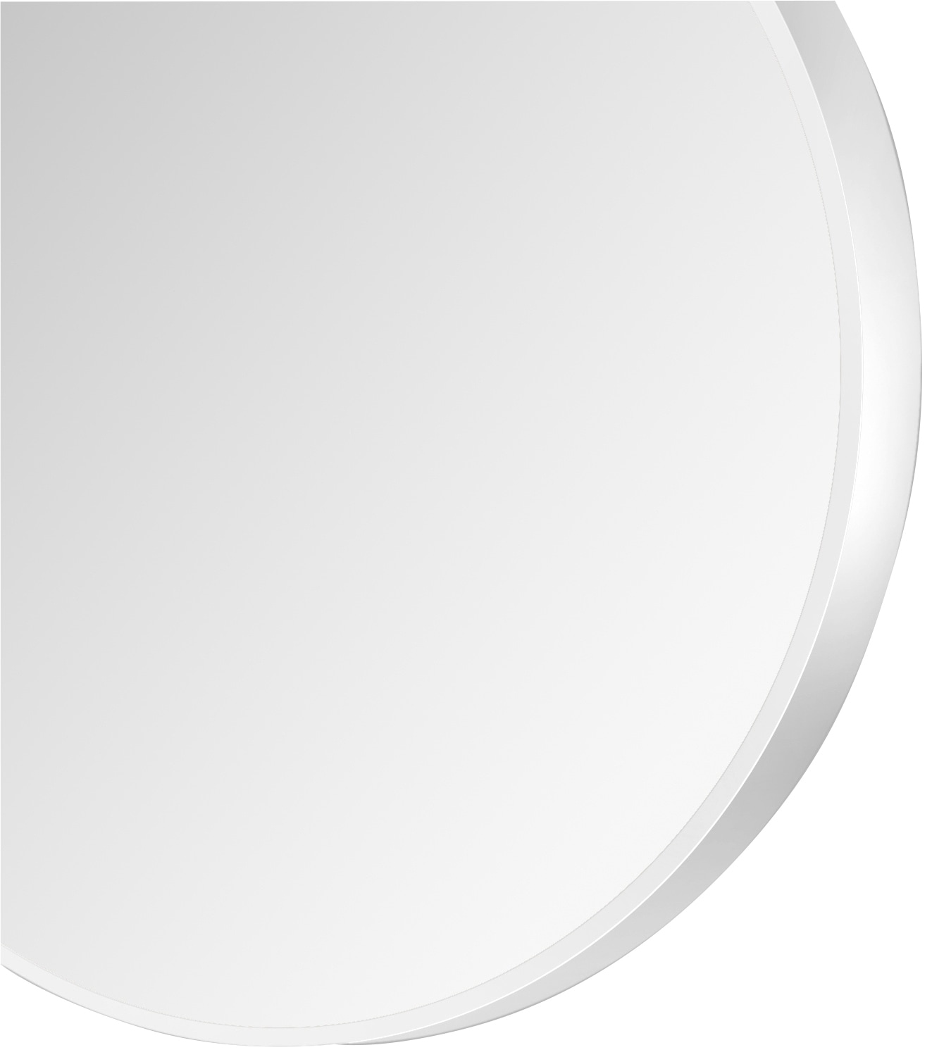 dekorativer Aluminiumrahmen, Ø BAUR cm bestellen 50 | mit runder Talos Spiegel Wandspiegel,
