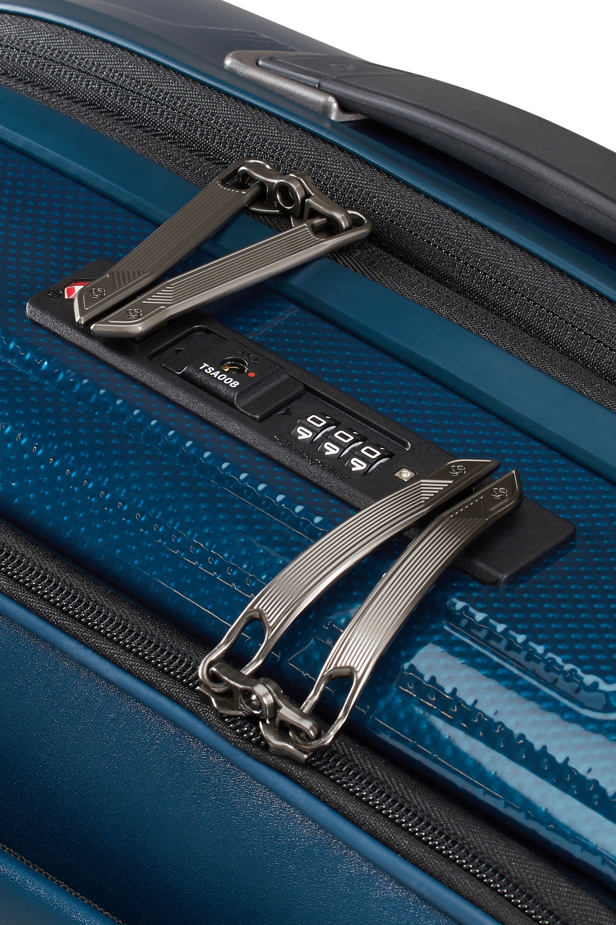 Samsonite Hartschalen-Trolley »PROXIS 55 EXP easy access« 42 l 4 Rollen Handgepäck Hartschalenkoffer Volumenerweiterung Laptopfach