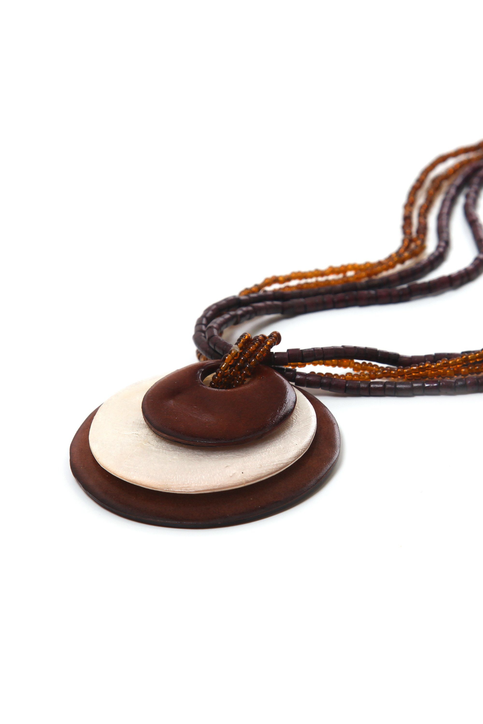 COLLEZIONE ALESSANDRO Kette mit Anhänger »Kalani«, mit echten Muscheln