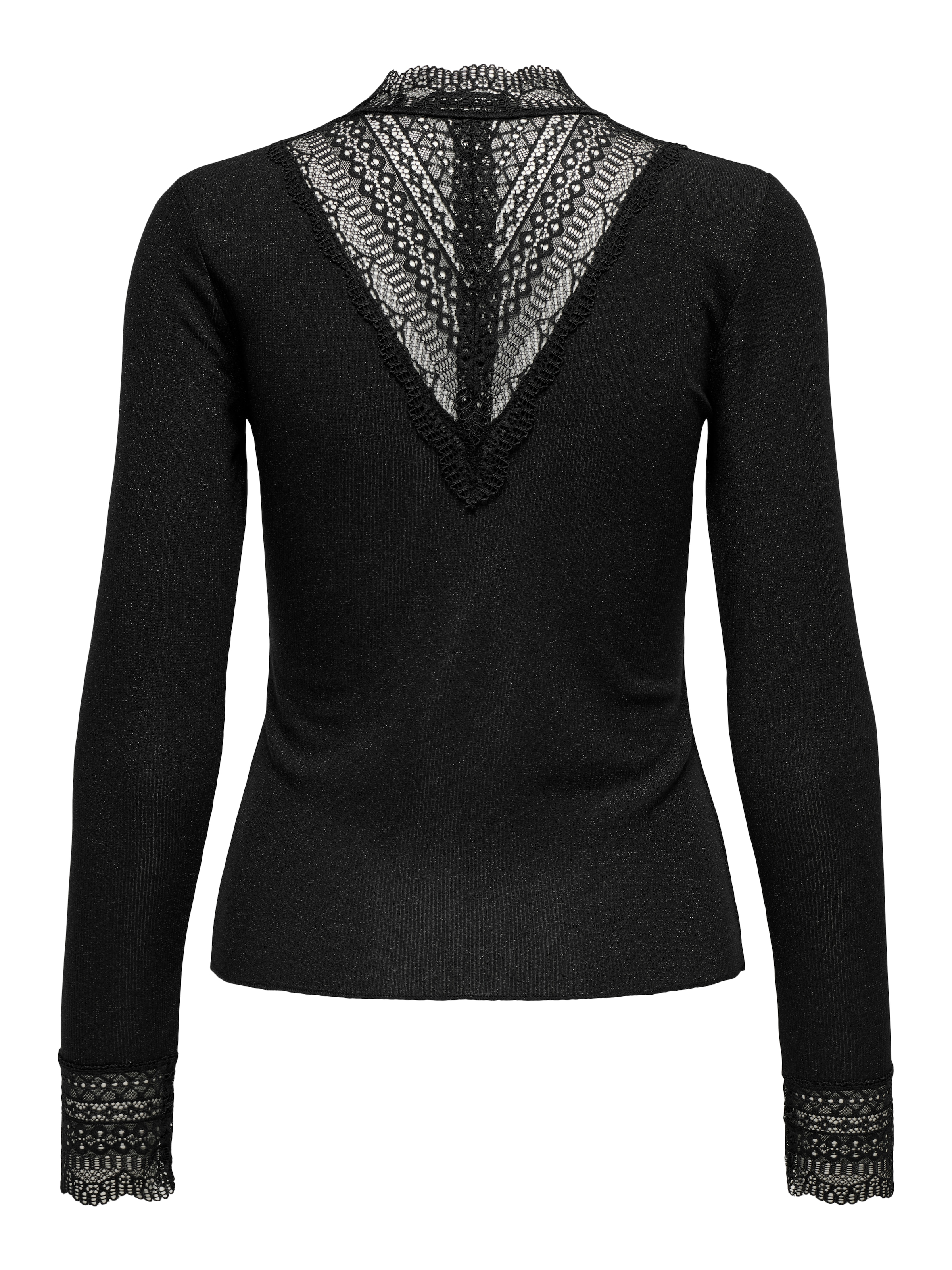 ONLY CARMAKOMA Langarmshirt »CARTILDE GLITTER L/S HIGHNECK TOP NOOS«