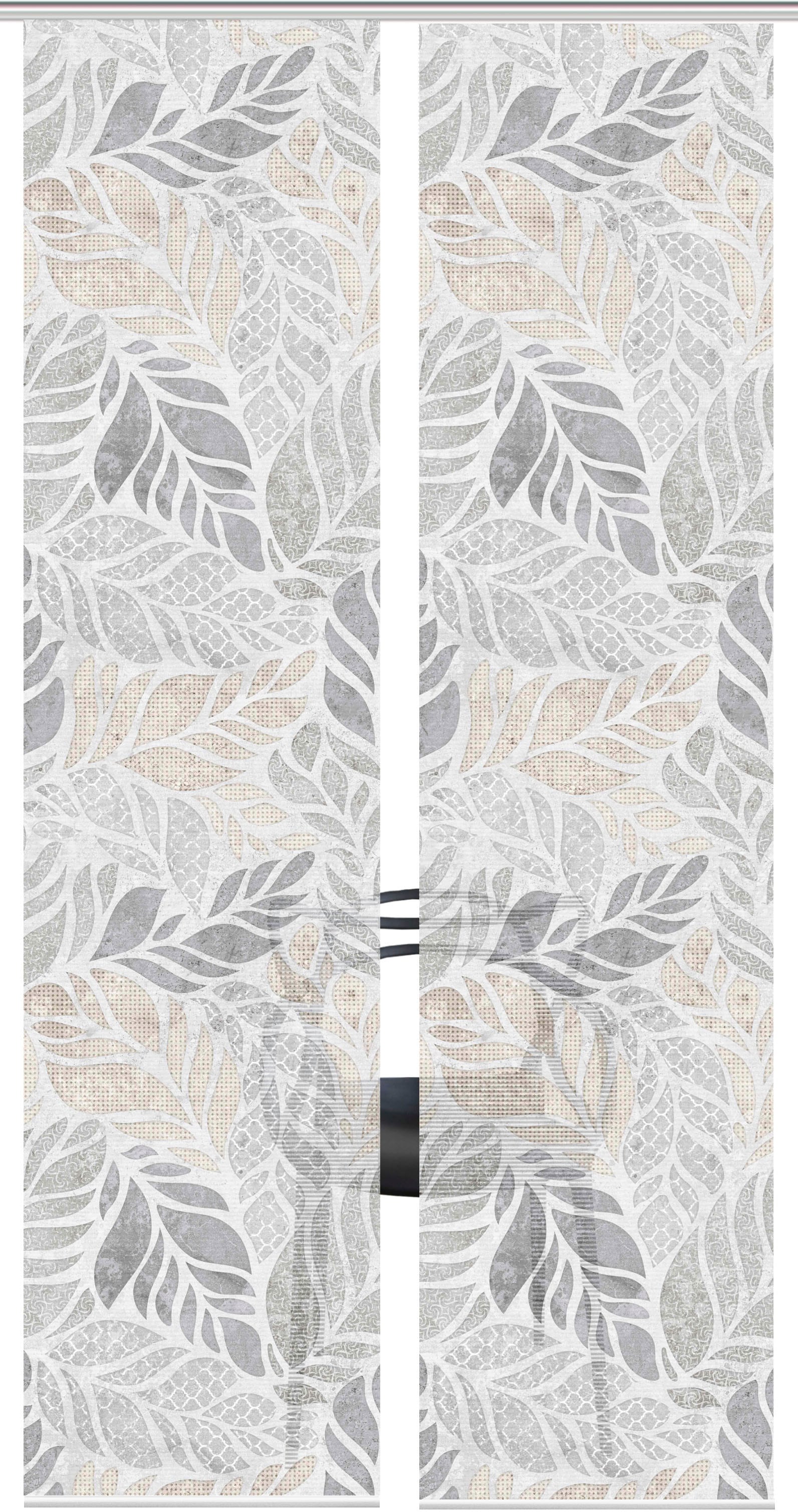 Vision S Schiebegardine "LISIO 2er SET" Paneelwagen 2 Stk. tlg. Schiebevorh günstig online kaufen