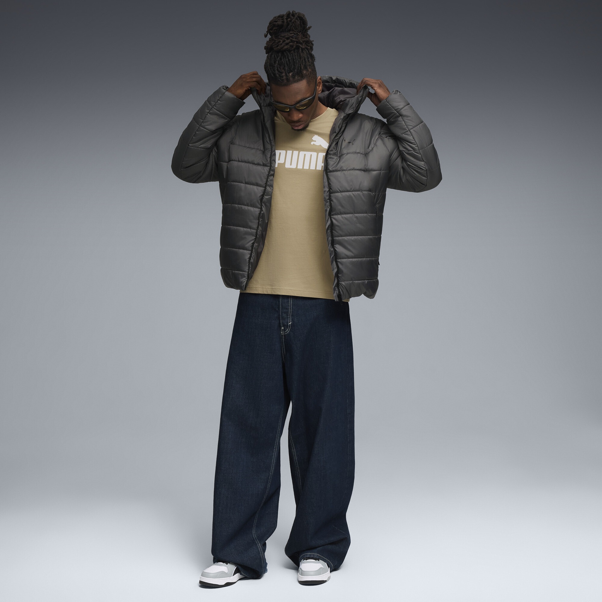 PUMA Winterjacke »Essentials Wattierte Kapuzenjacke Herren«