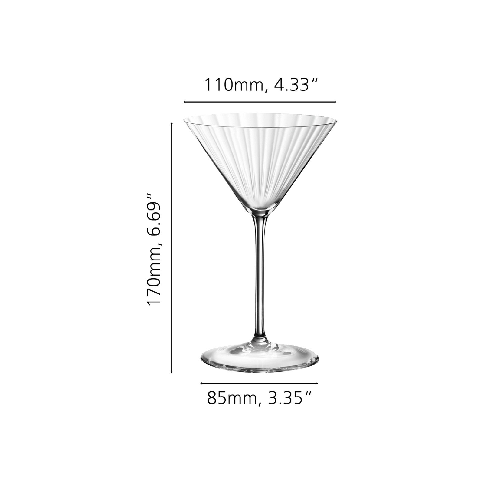 SPIEGELAU Martiniglas »Martinigläser Lifestyle 220 ml 4er Set transparent«