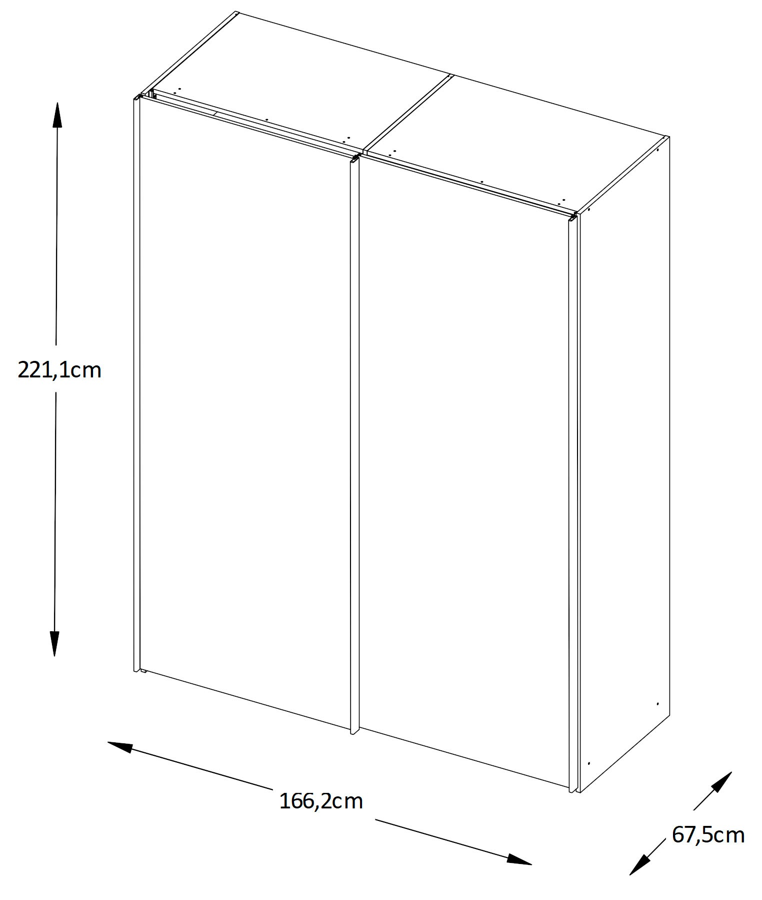 STAUD Schwebetürenschrank »Sinfonie Plus, edles Design in hochwertiger Qualität, Made in Germany«, In vier verschiedenen Ausstattungsvarianten