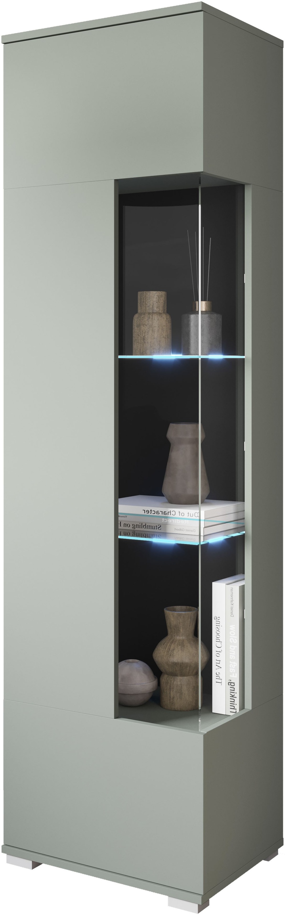 INOSIGN Vitrine »Kenia, stehend und hängend«, (1 St.), Vitrineschrank mit Glastüren 160 cm Höhe