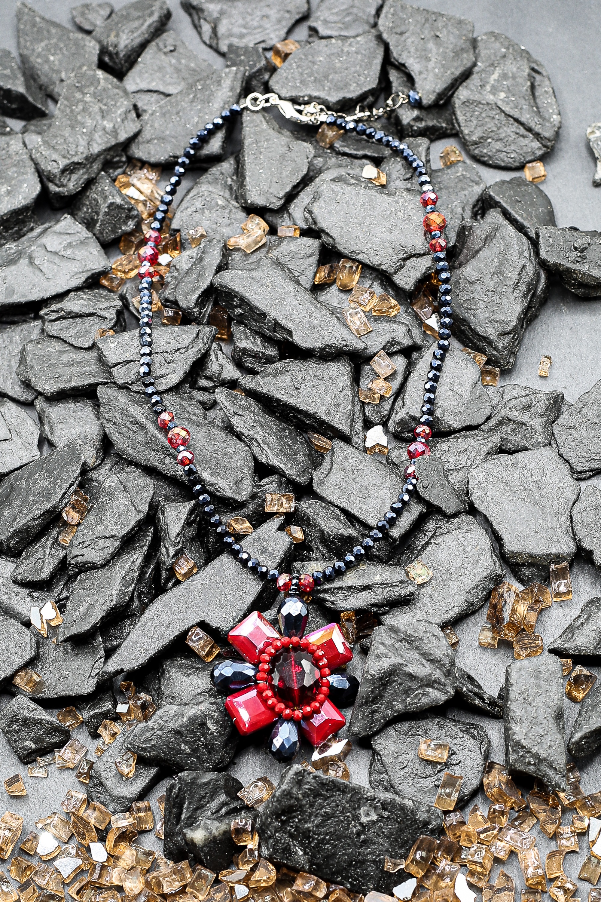 echten »Venedig«, | BAUR Kette mit für COLLEZIONE Glasperlen aus kaufen Anhänger ALESSANDRO