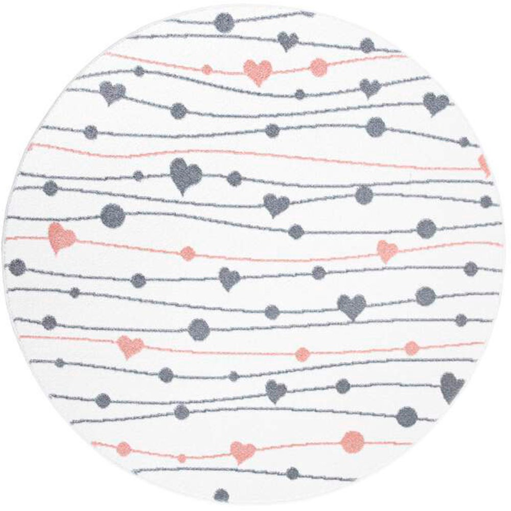 Carpet City Kinderteppich »ANIME901«, rund, 11 mm Höhe, Kinderzimmer Teppich Modern mit lustigen Cartoon-Figuren, Multi