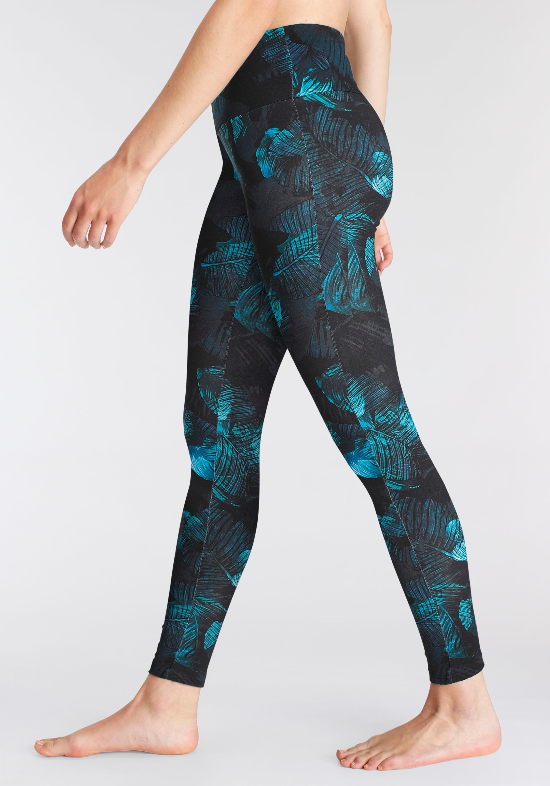 H.I.S Leggings, mit tropischem Palmenprint, Loungewear
