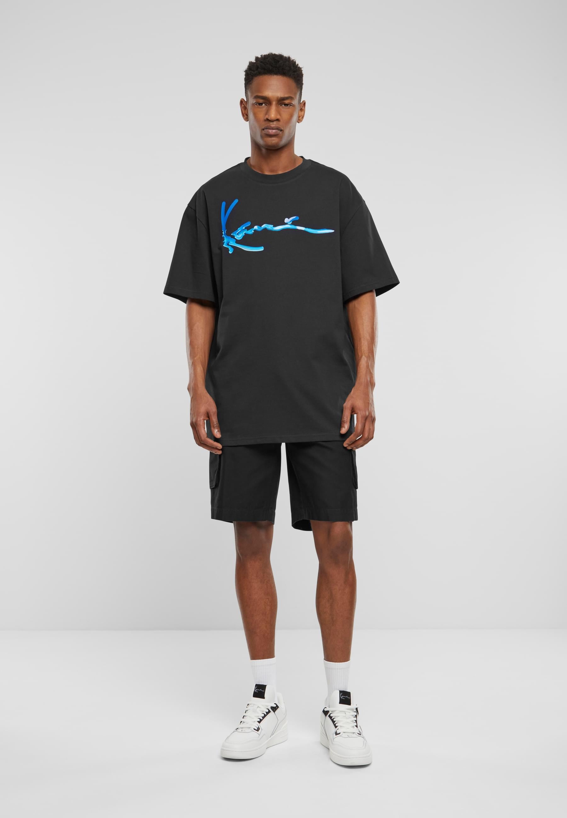 Karl Kani Cargoshorts »Karl Kani Herren Retro Washed Cargo Shorts«, (1 tlg.)