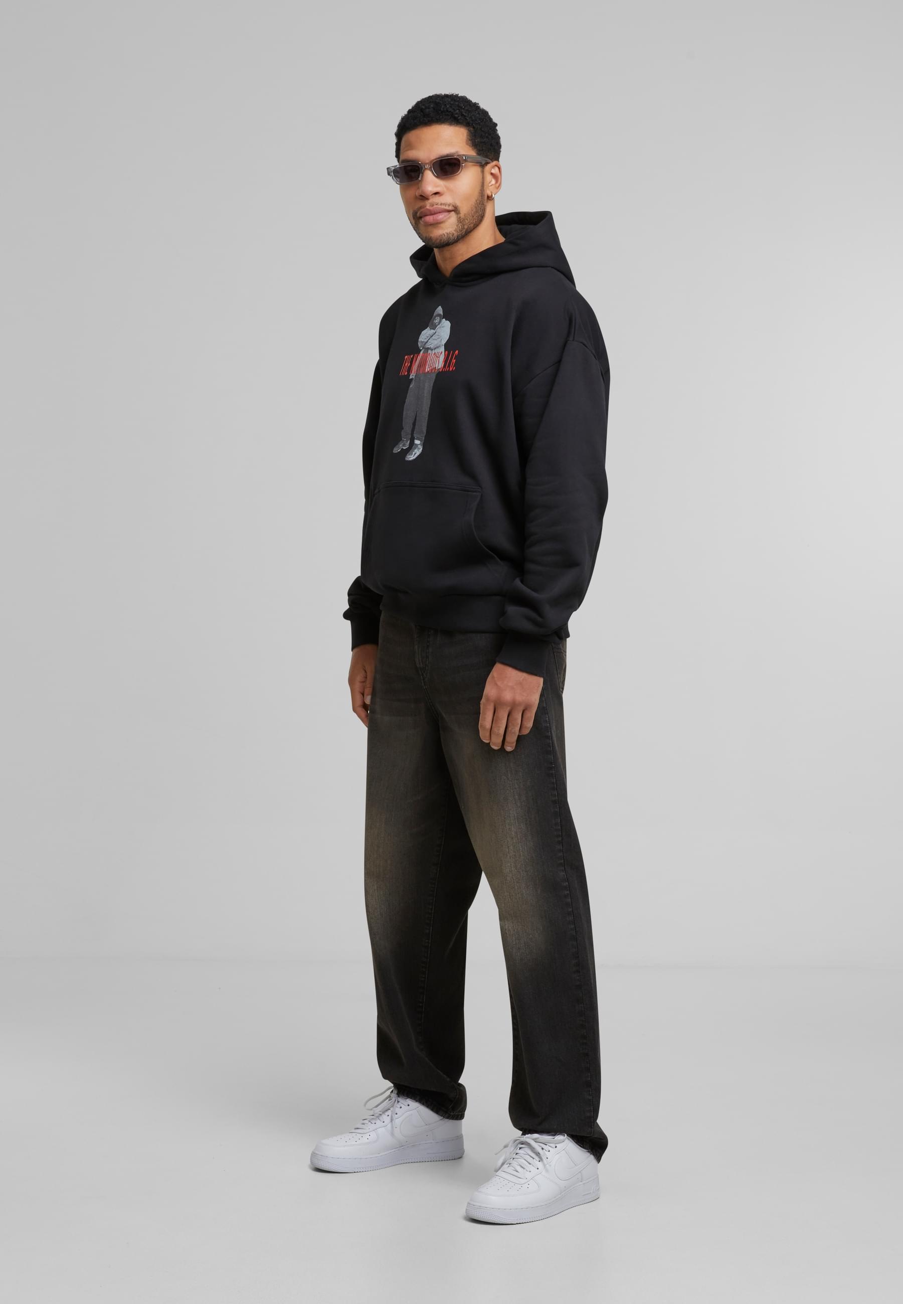 Upscale by Mister Tee Kapuzensweatshirt »Upscale by Mister Tee Herren Biggie Smalls Concrete Hoody«, (1 tlg.)