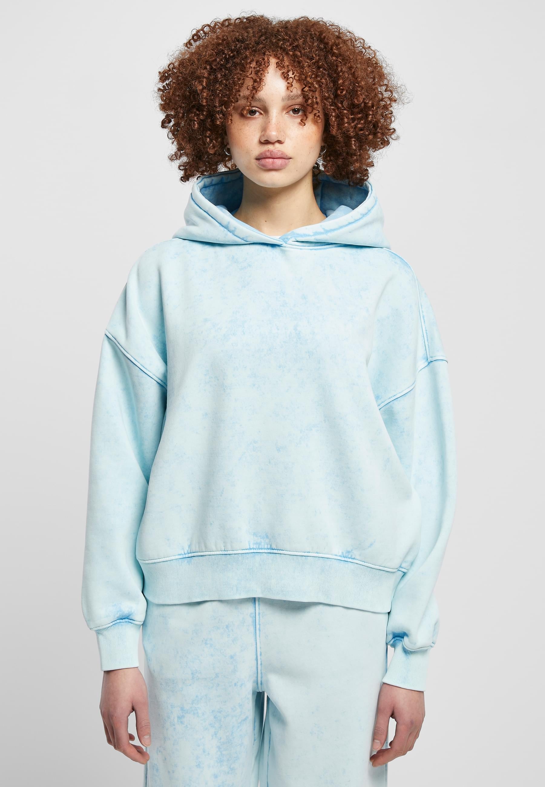 URBAN CLASSICS Kapuzenpullover »Urban Classics Damen Ladies Oversized Towel Washed Hoody«, (1 tlg.)