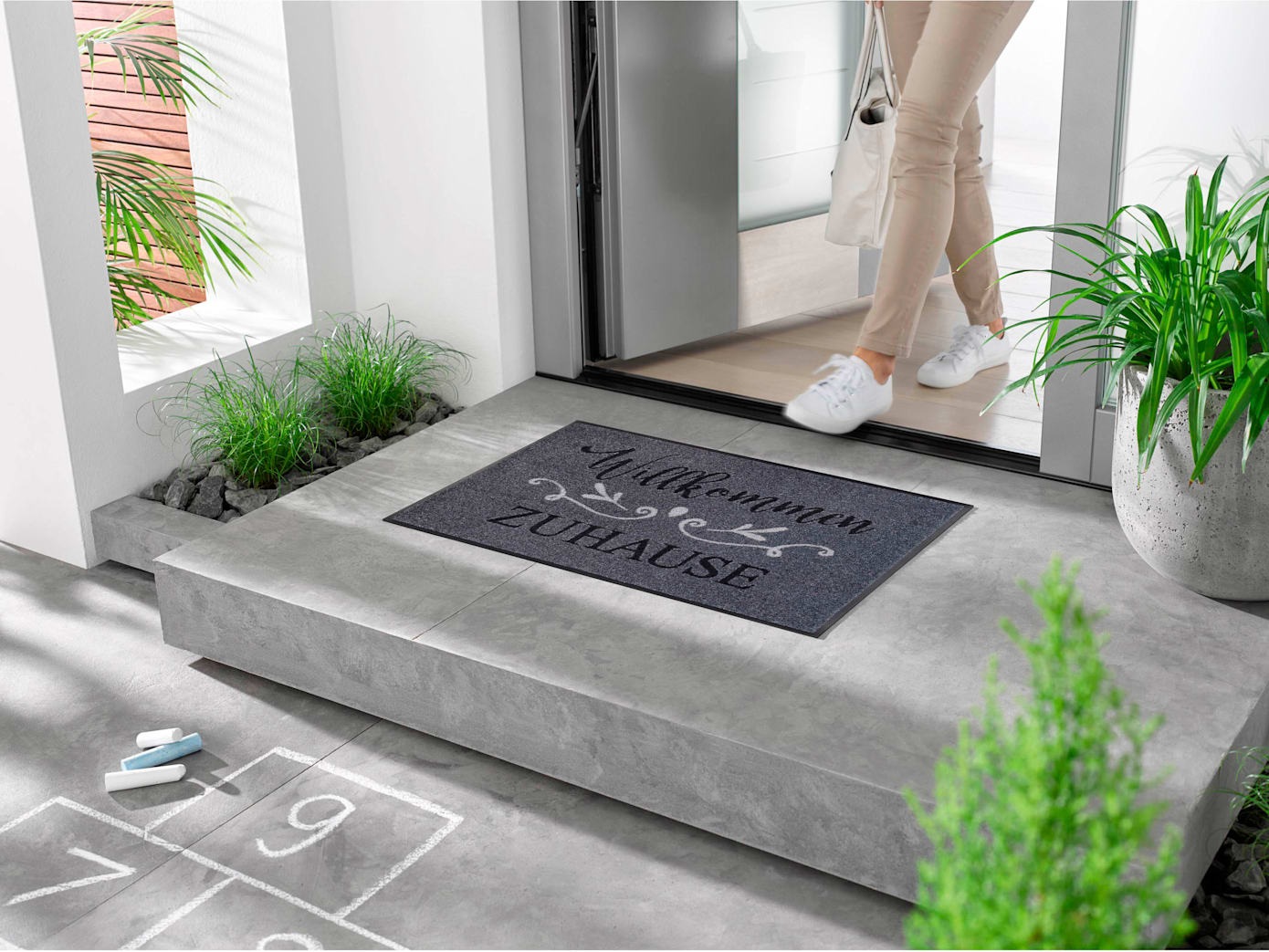 wash+dry by Kleen-Tex Fußmatte rechteckig 7 mm Höhe günstig online kaufen