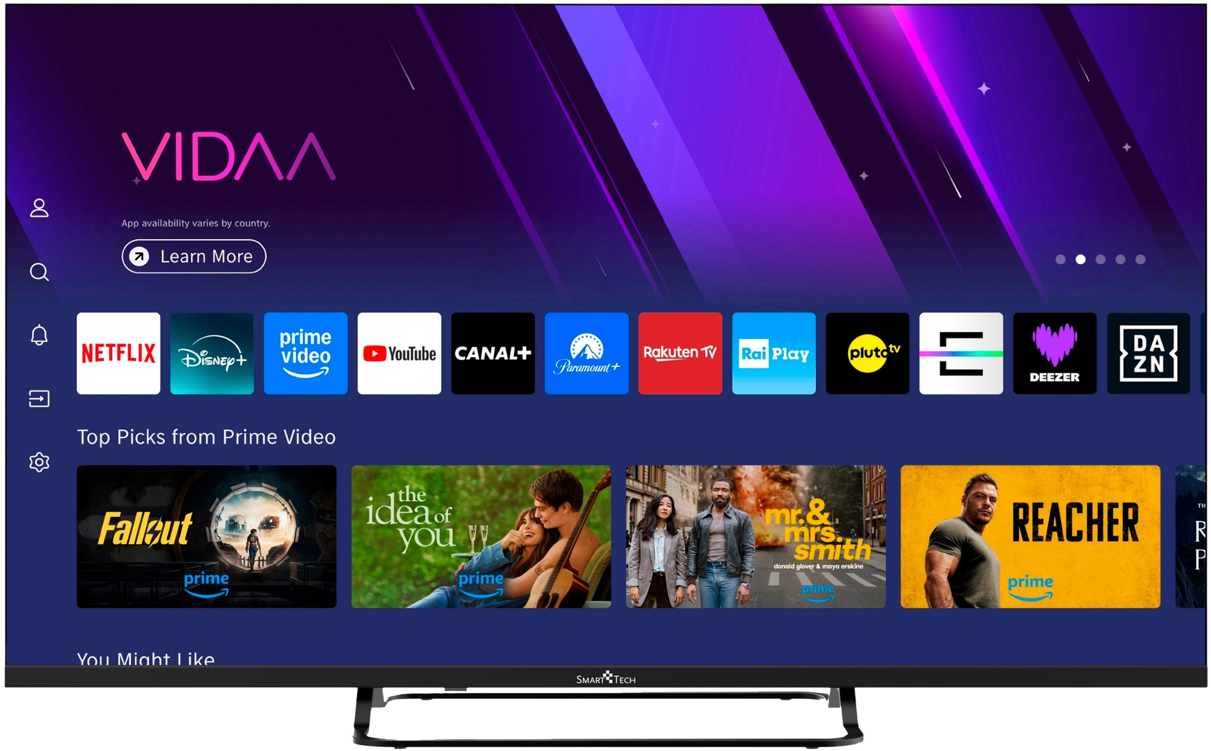 Smart Tech DLED-Fernseher »43FV02V« 108 cm/43 ″ Full HD Smart-TV