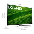 LG LED-Fernseher »55QNED829QB«, 139 cm/55 Zoll, 4K Ultra HD, Smart-TV, bis zu 120Hz-α7 Gen5 4K AI-Prozessor-HDMI 2.1-Sprachassistenten-Quantum Dot NanoCell+ Display
