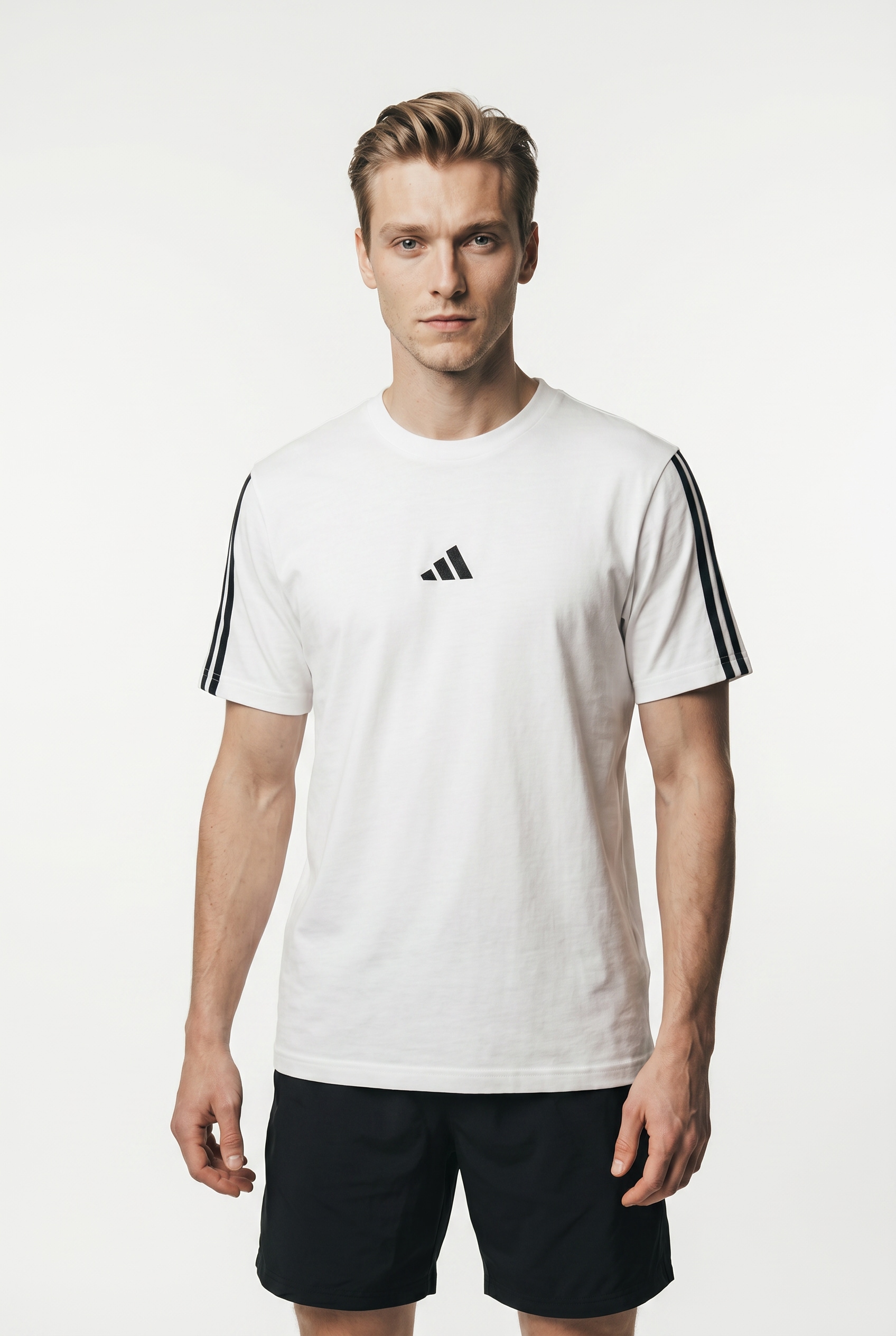 adidas Sportswear T-Shirt »M 3S SJ T B« mit sportlichem Stil, Kurzarm, ohne Verschluss