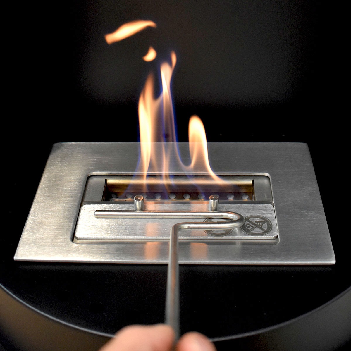 GLOW FIRE Echtfeuer-Dekokamin »Oslo«, Raten TÜV geprüfte Kamin mit auf Sicherheit Bio | Ethanol Heizleistung, BAUR