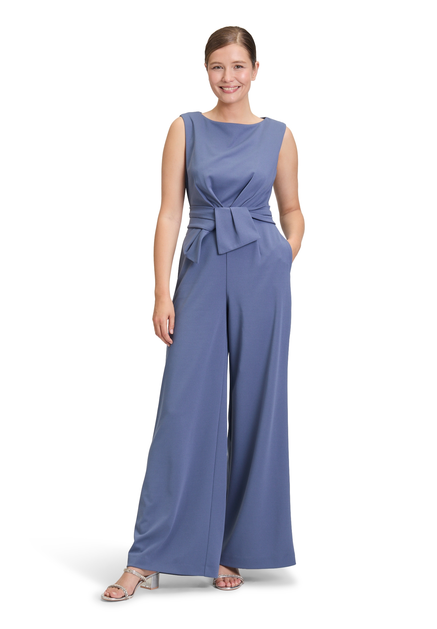 Vera Mont Overall "Damen Jumpsuit mit weitem Bein", 1 Bunddetail günstig online kaufen