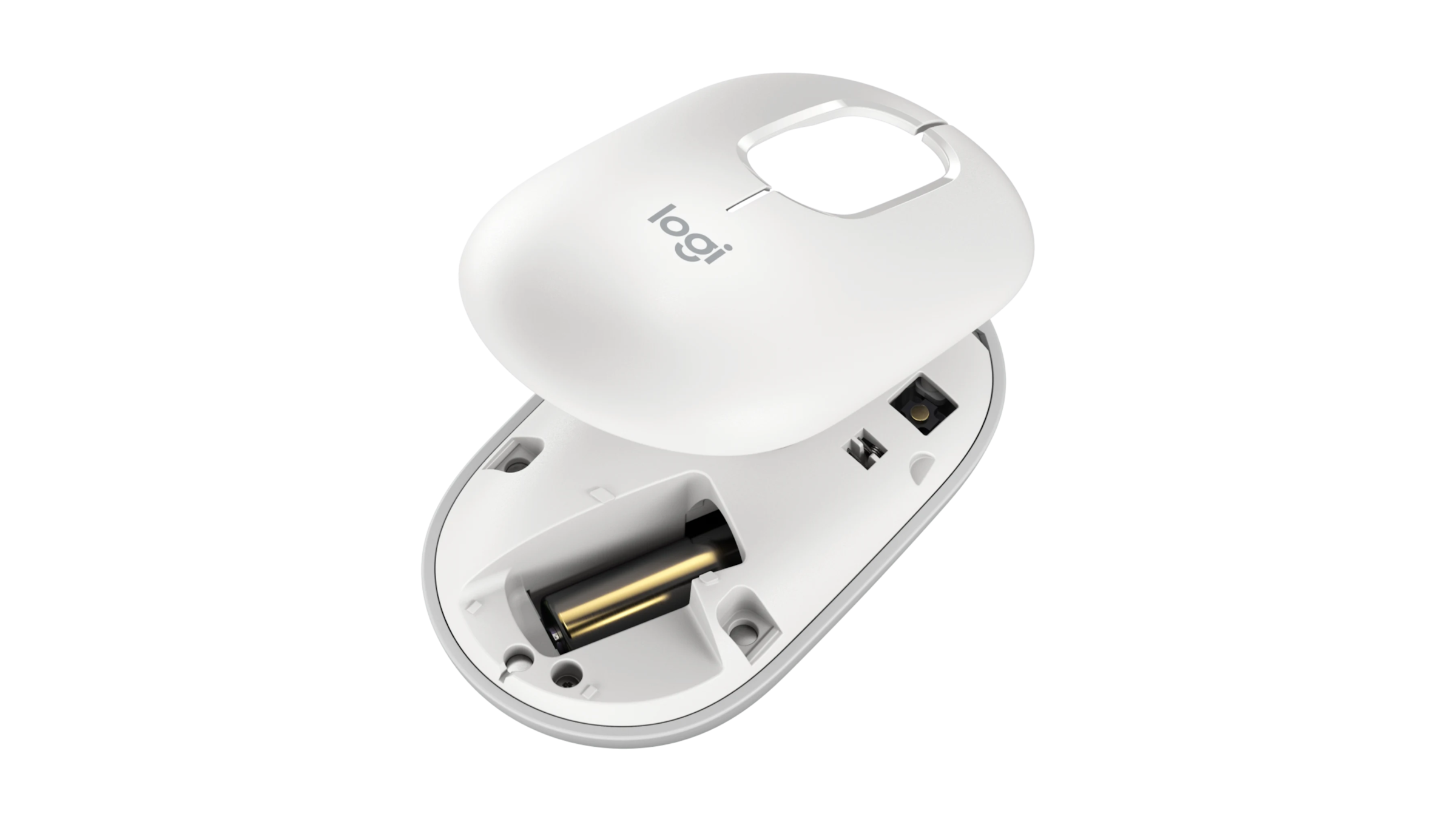 Logitech Gaming-Maus »POP Mouse with emoji - OFF-WHITE - EMEA28i-935«, Bluetooth