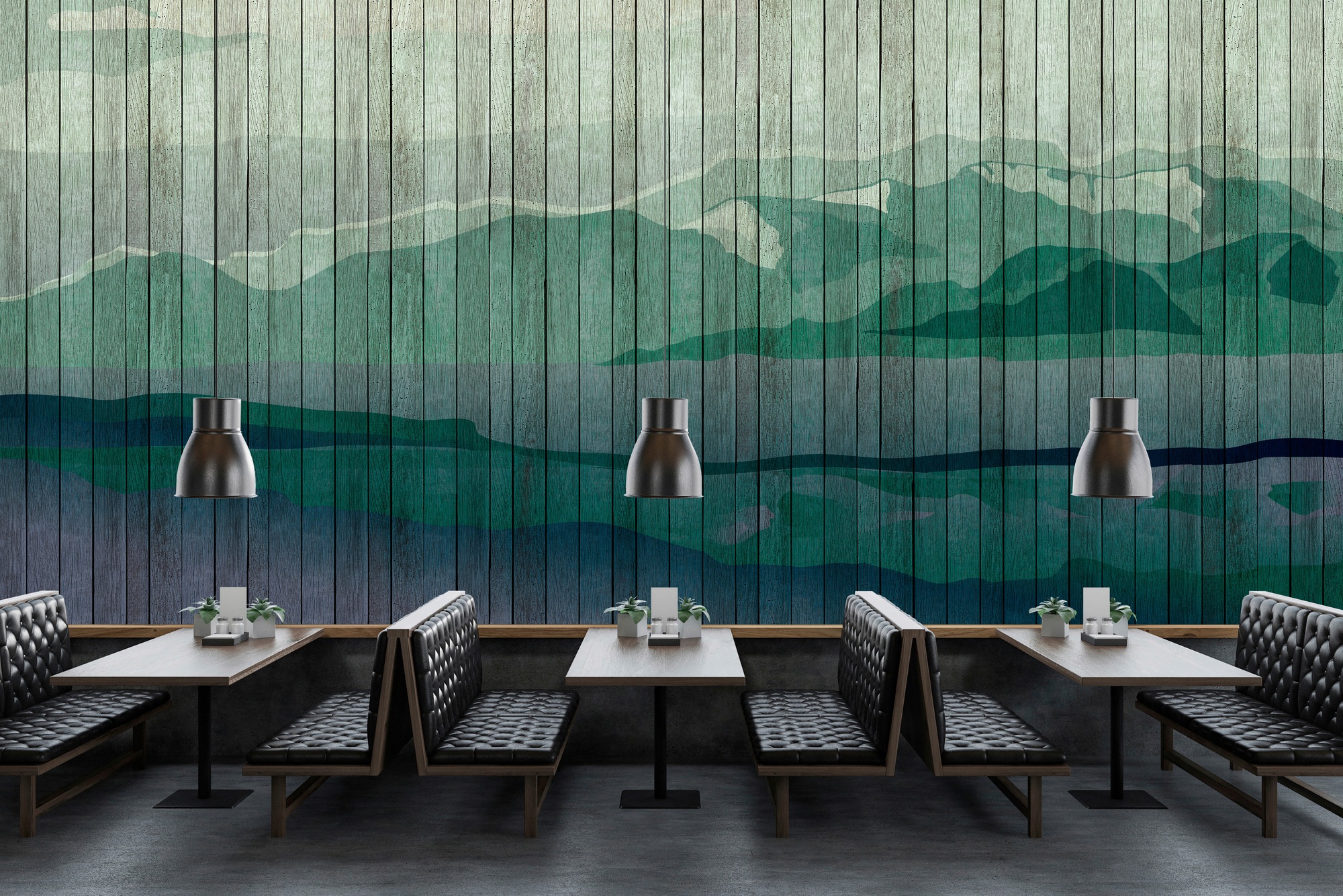 living walls Fototapete "Walls by Patel Mountains 3" glatt Vlies, Wand, Sch günstig online kaufen