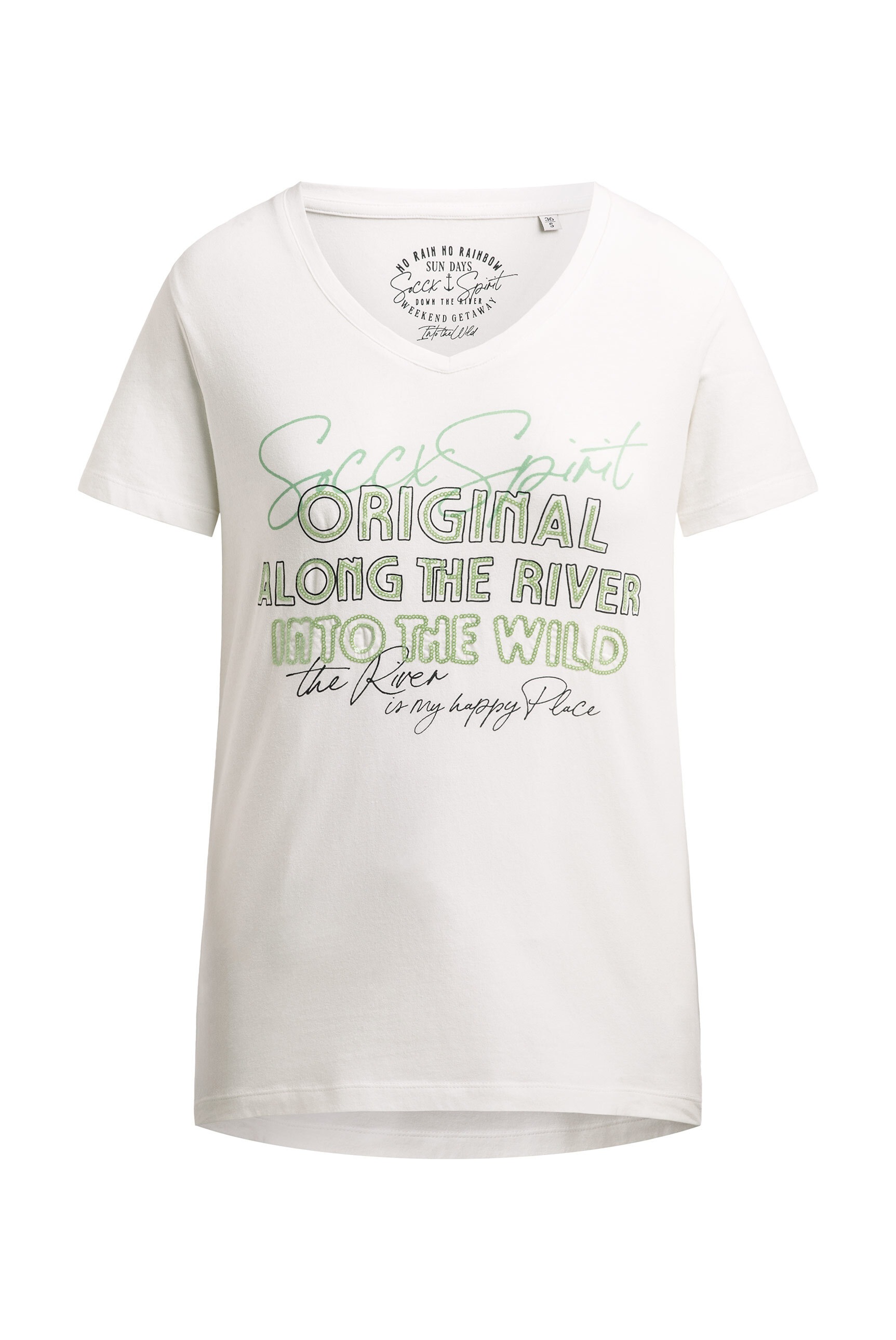 SOCCX V-Shirt mit Baumwolle