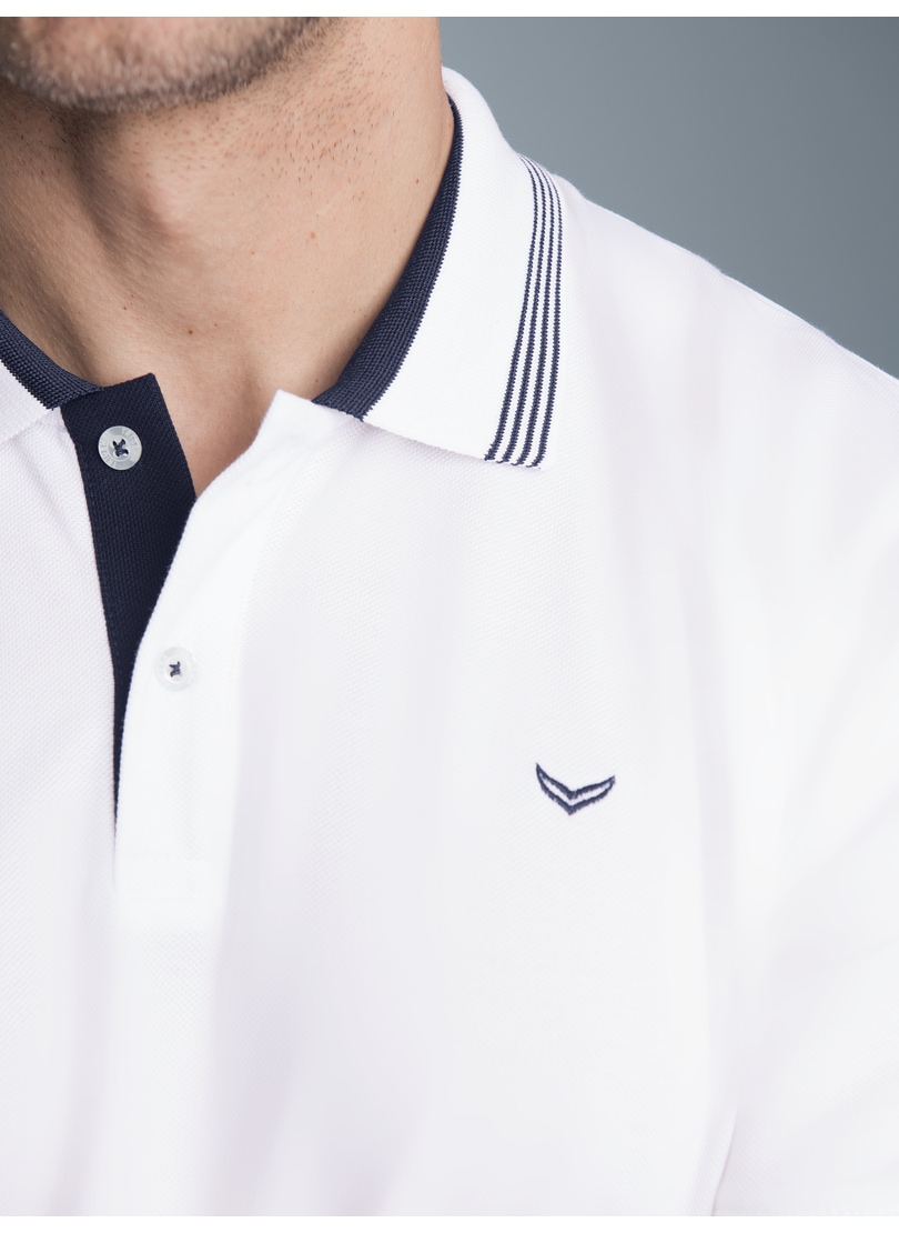 Trigema Poloshirt »TRIGEMA Poloshirt mit kontrastfarbigen Akzenten«, (1 tlg.)
