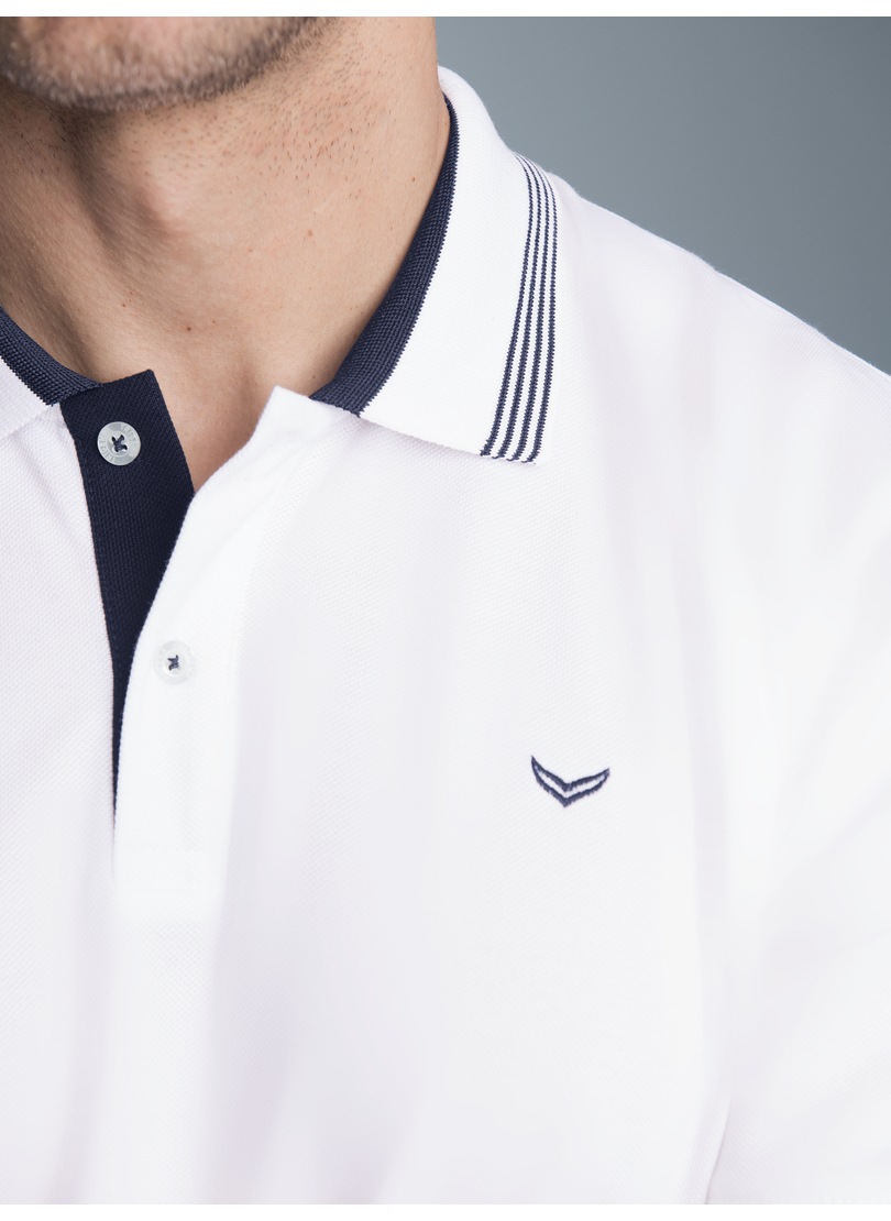 Thumbnail - Trigema Poloshirt "TRIGEMA Poloshirt mit kontrastfarbigen Akzenten" 1 Stk.
