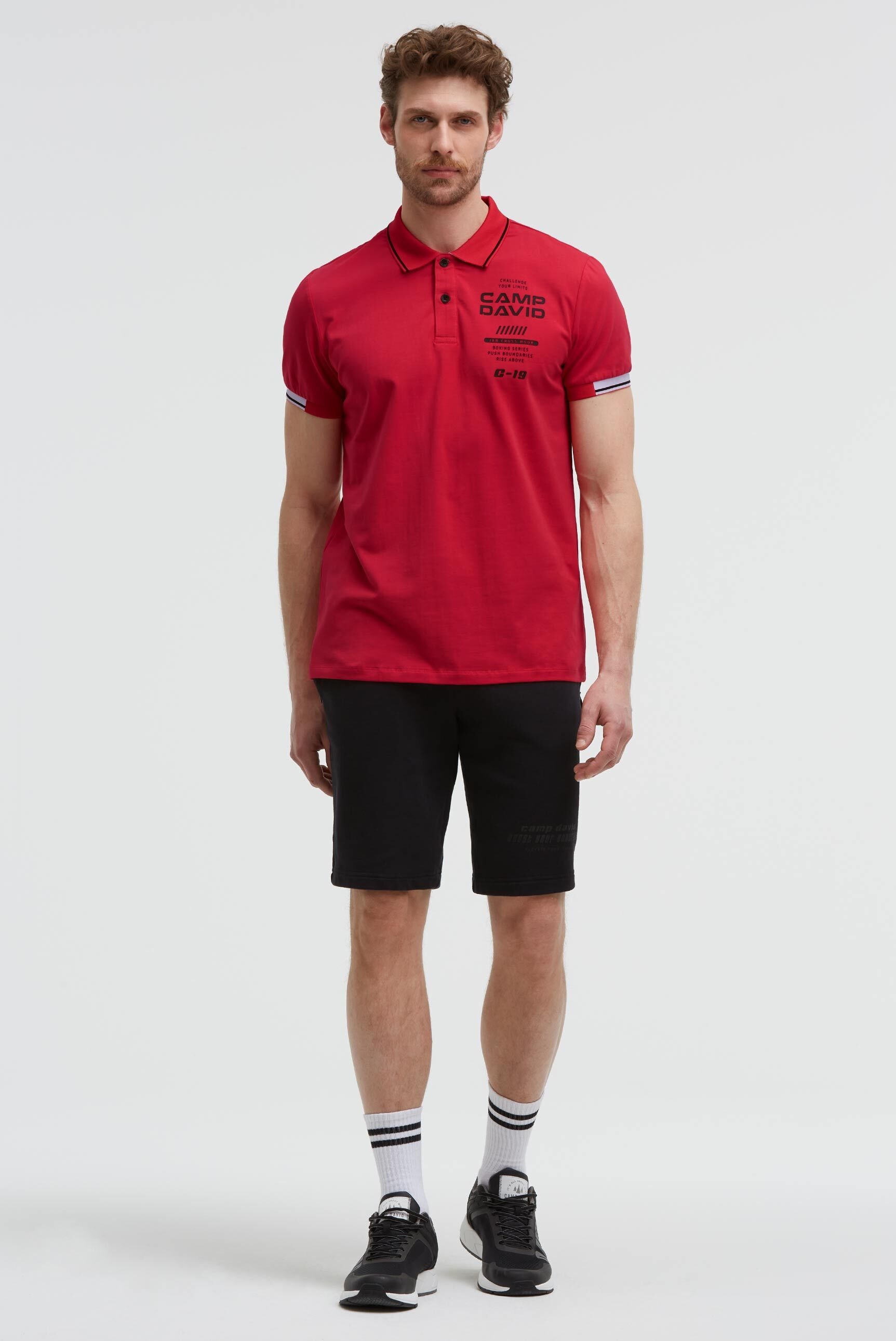 CAMP DAVID Poloshirt aus Baumwolle