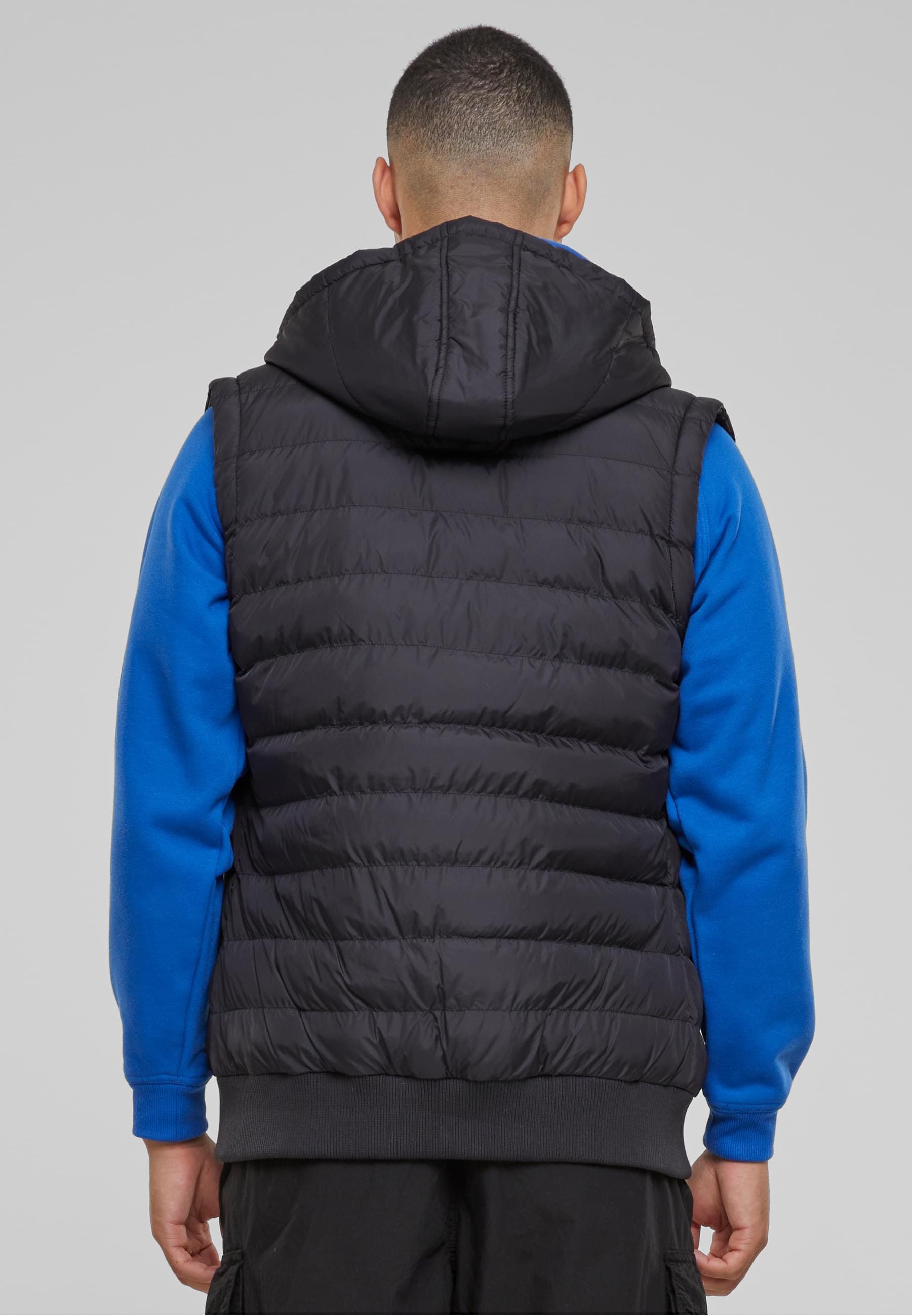 URBAN CLASSICS Jerseyweste »Urban Classics Herren Small Bubble Hooded Vest«, (1 tlg.)